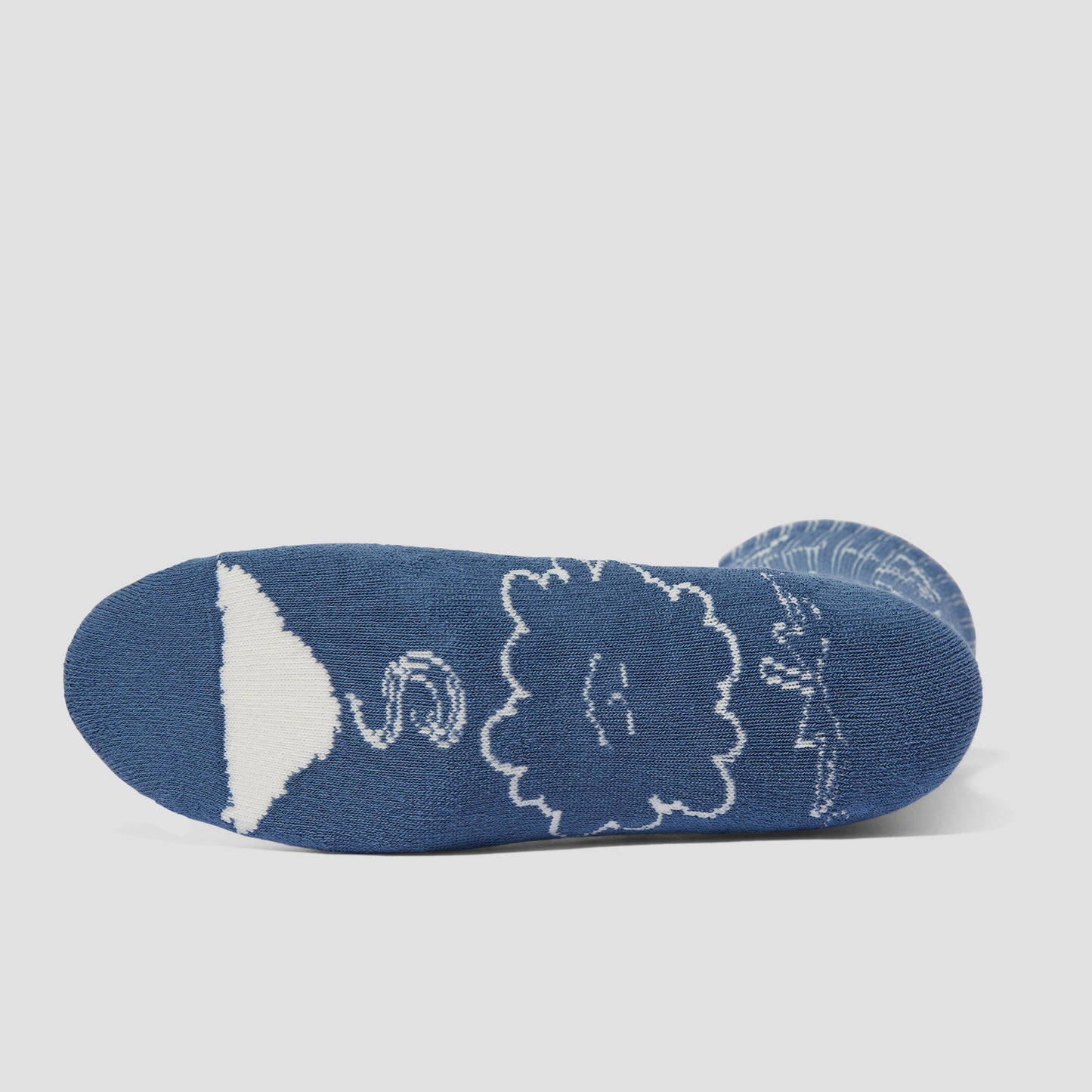 HUF Self Destruction Buddy Sock Slate