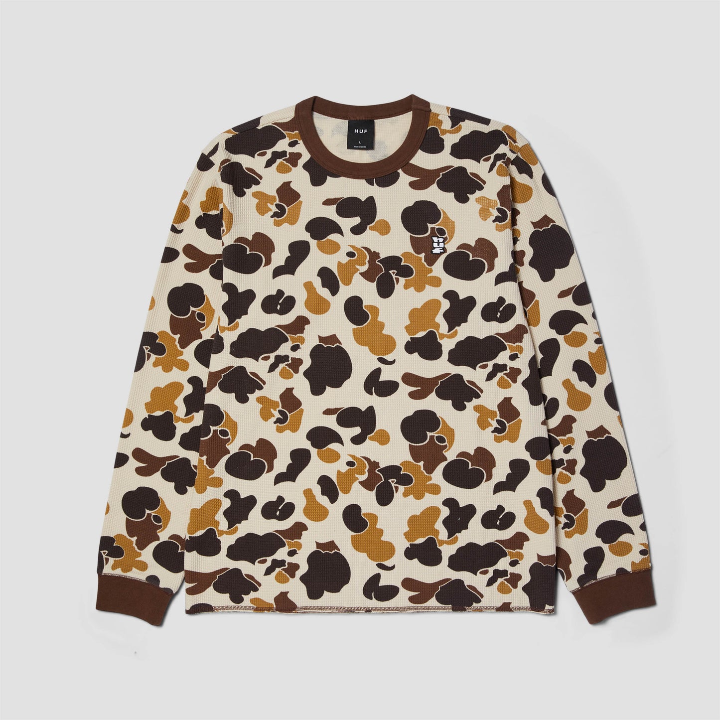 HUF Shrader Camo Longsleeve Thermal Duck Camo