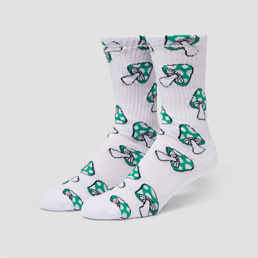 HUF Shrooms Sock Green