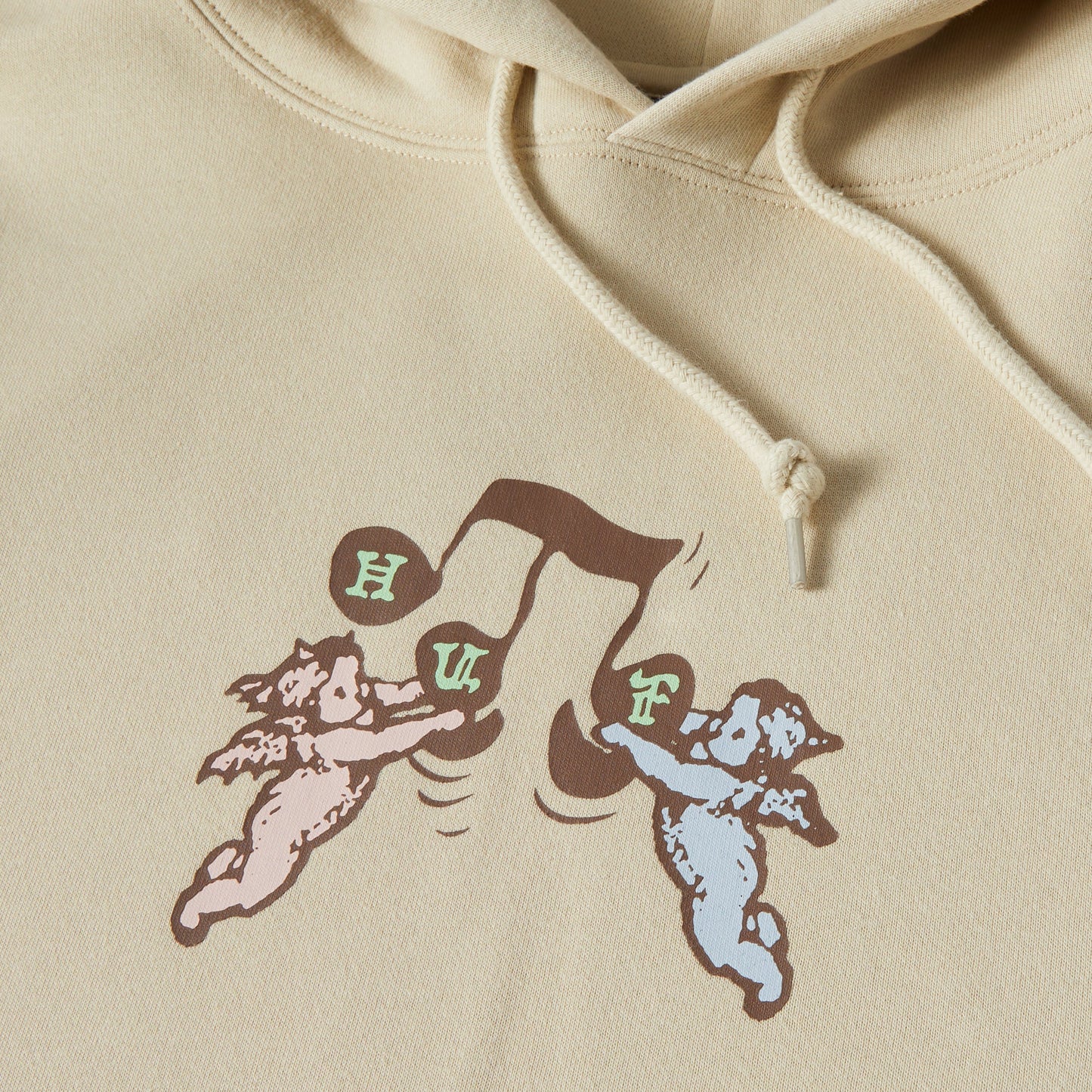 HUF Song Pullover Hood Stone