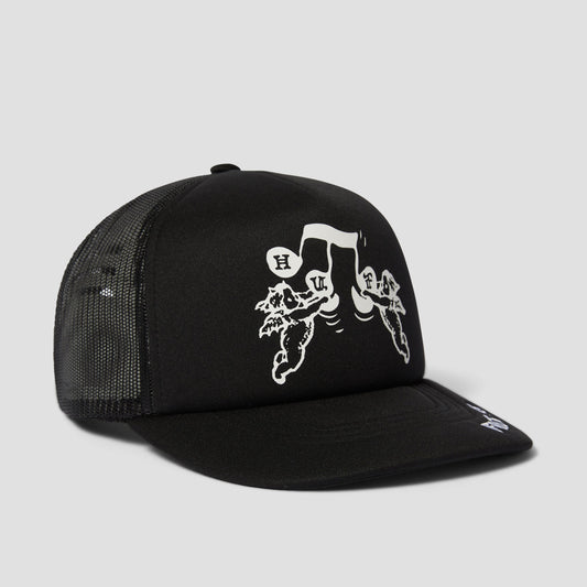 HUF Song Trucker Cap Black