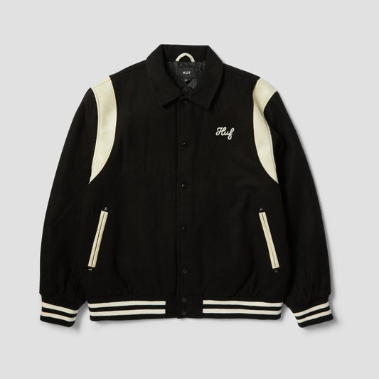 HUF Song Varsity Jacket Black