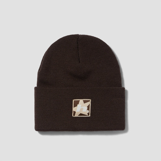 HUF Star Box Logo Beanie Espresso