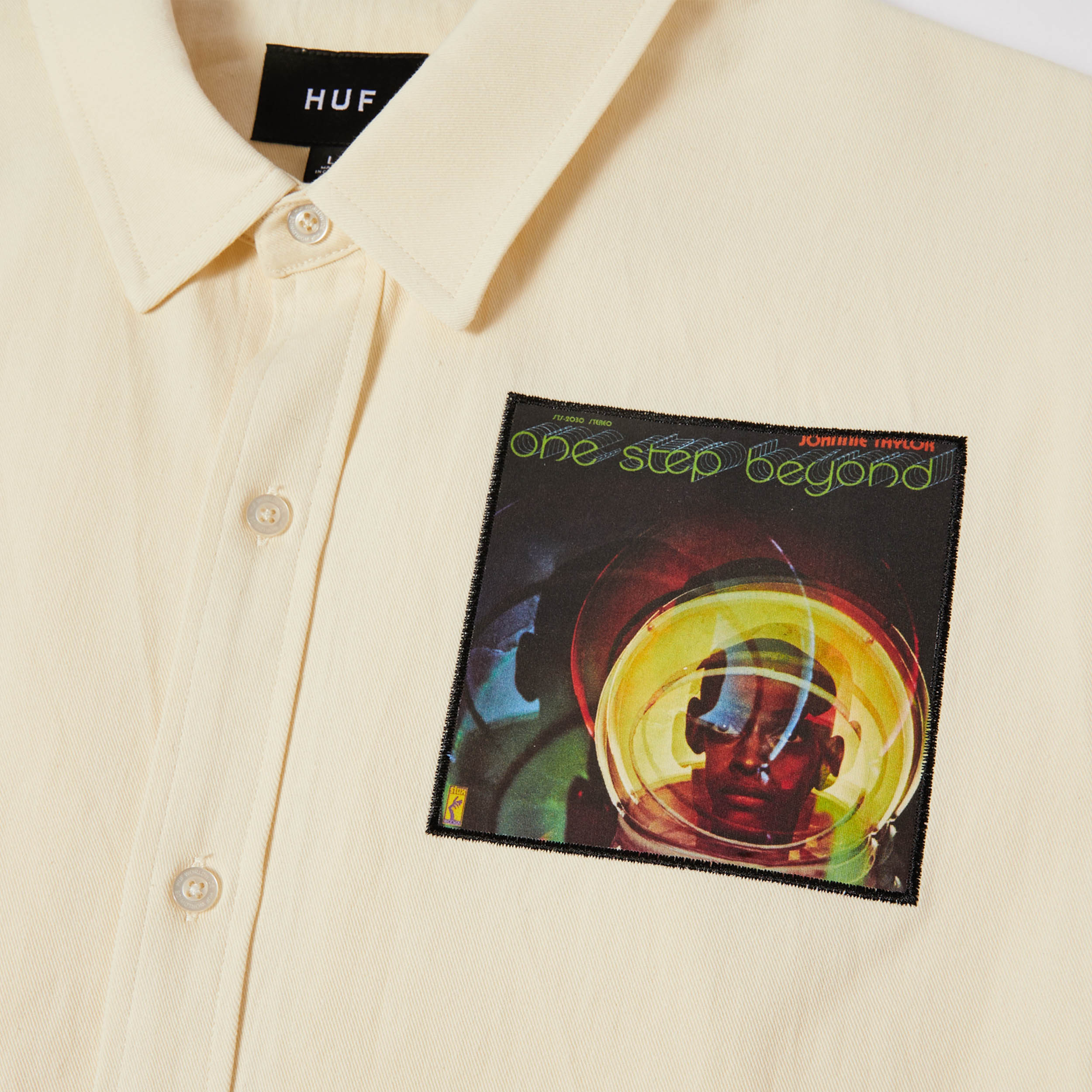 HUF Stax Patches Button Up Natural