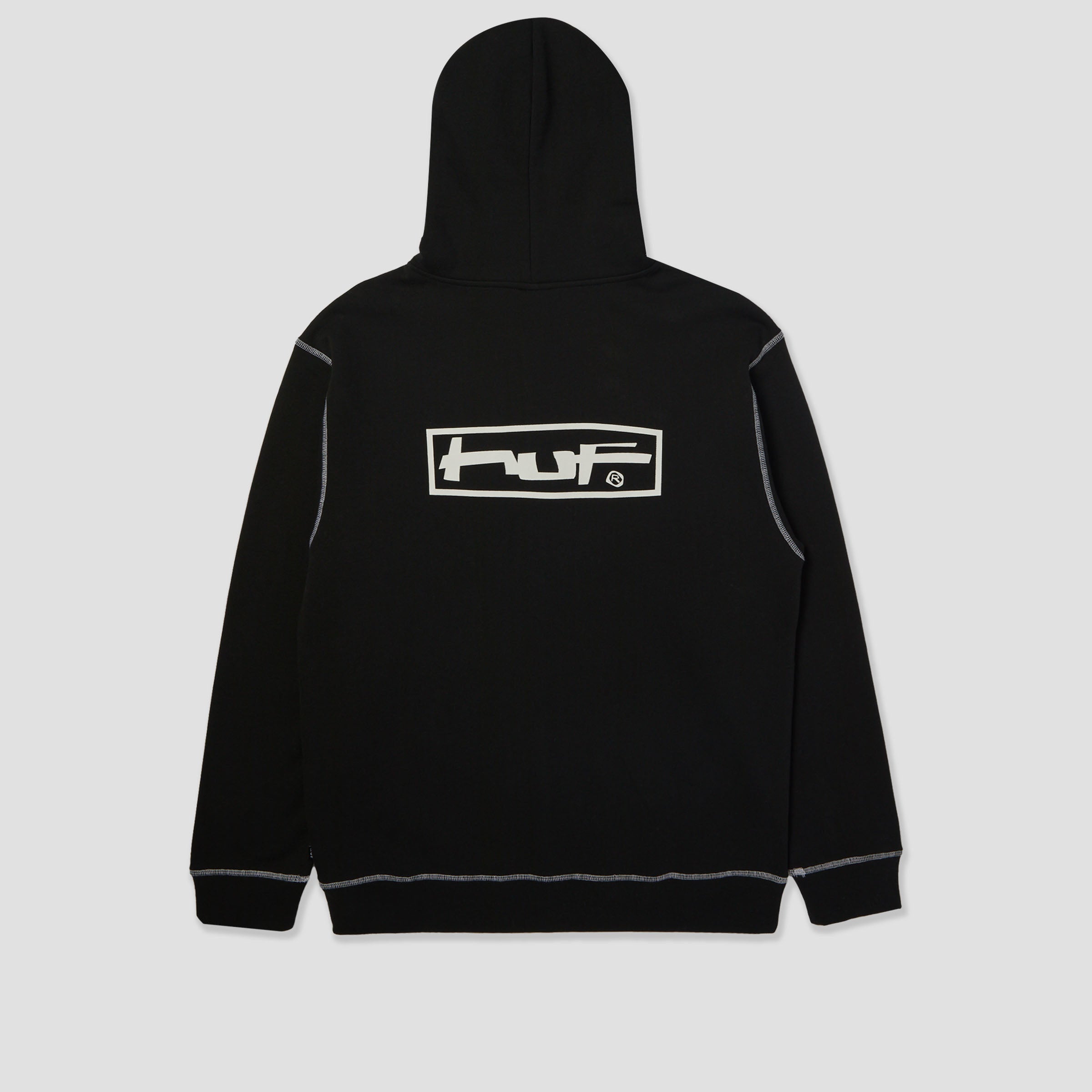 HUF Stretch Zip Hood Black