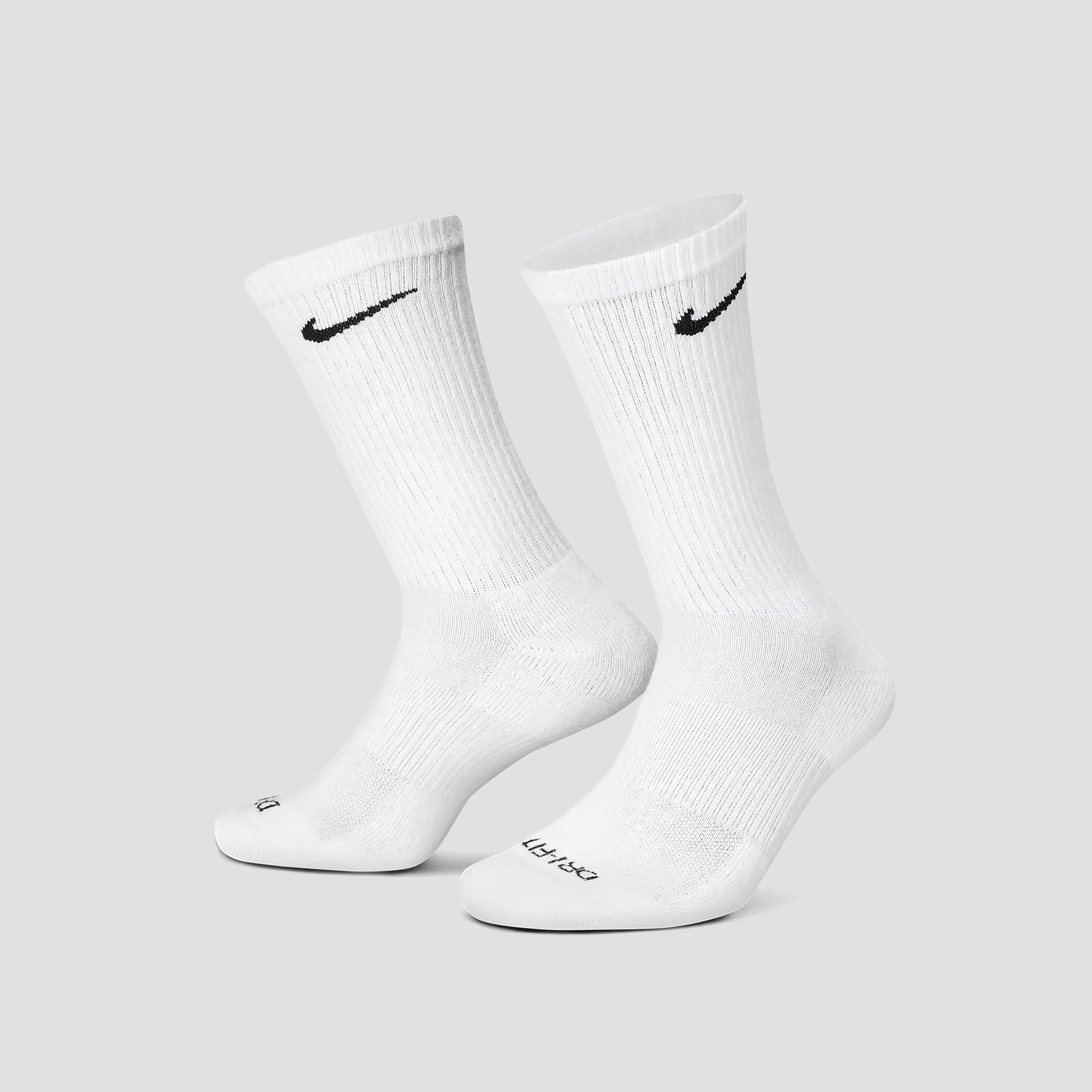 Nike Everyday Plus Cushioned Socks White / Black (6 pairs)