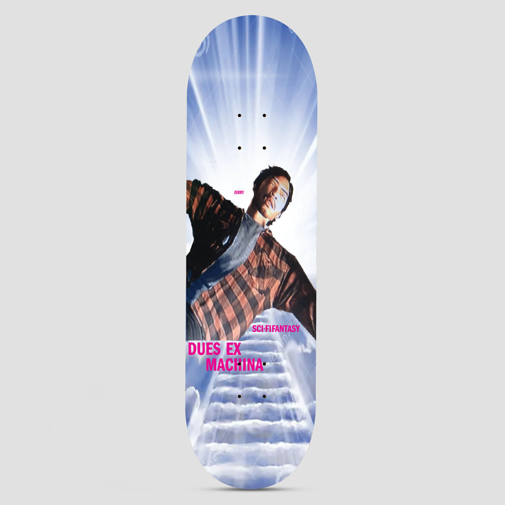 Sci-Fi Fantasy 8.25 Jerry Hsu Deus Ex Machina Skateboard Deck