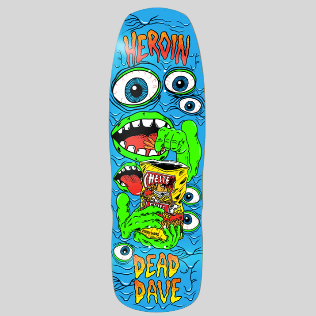 Heroin 10.1 Dead Dave Mutate or Die Skateboard Deck