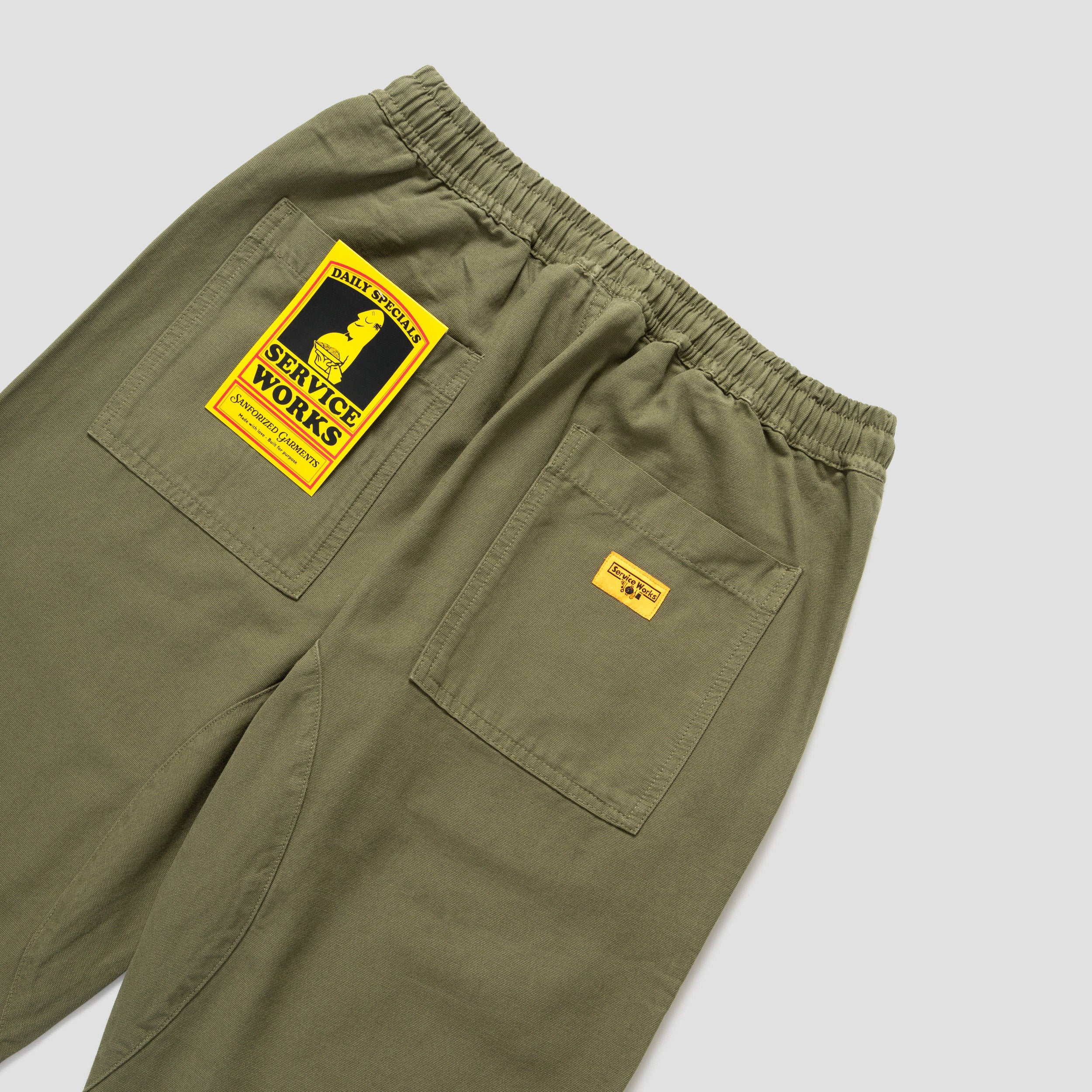 Service Works Canvas Chef Pant Olive