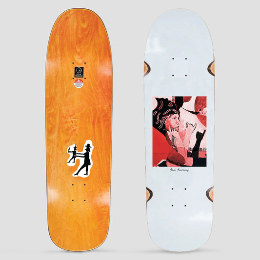 Polar 9.25 1991 Shape Shin Sanbongi Contact Wheel Wells Skateboard Deck