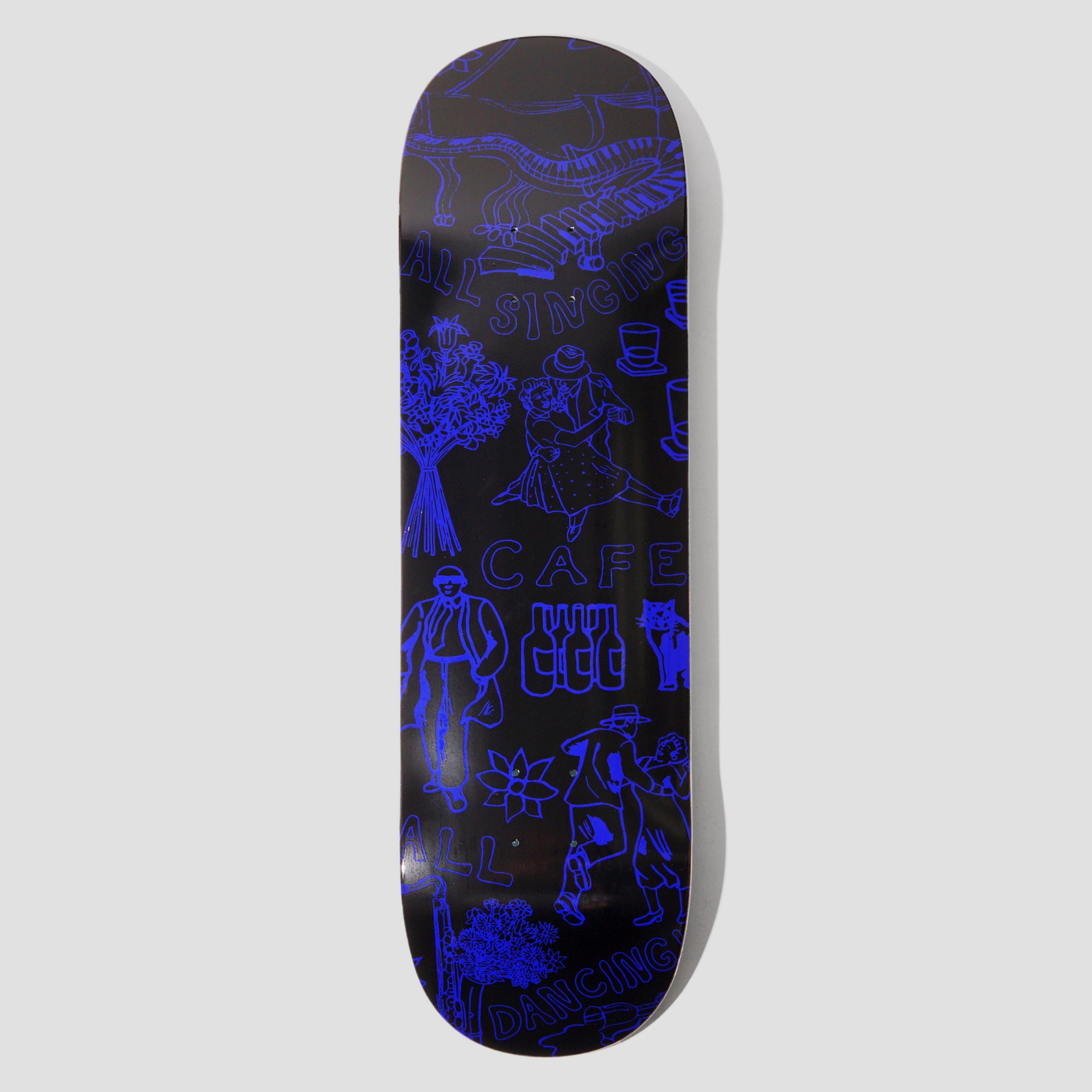 Skateboard Cafe 8.25 Gaurab Sketches Deck C2 Shape Black