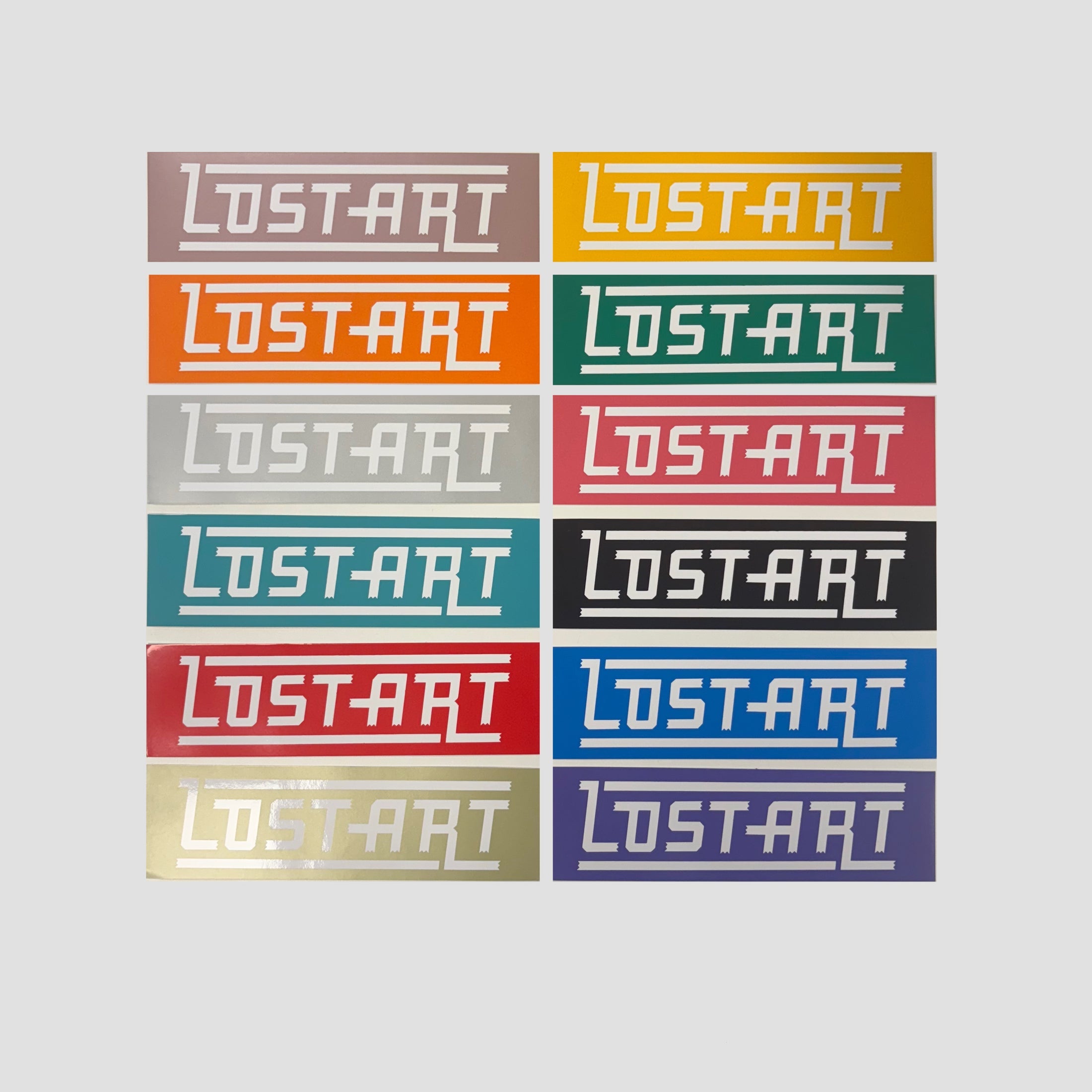 Lost Art Lago Sticker x 1 Assorted Colours