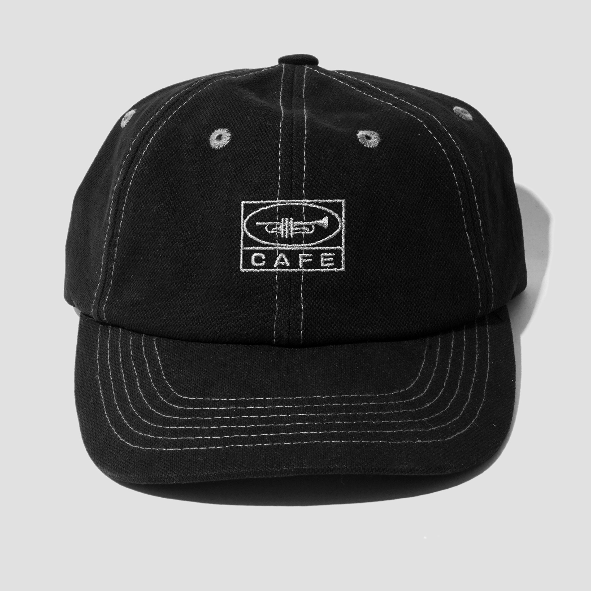 Skateboard Cafe 45 6 Panel Cap Black
