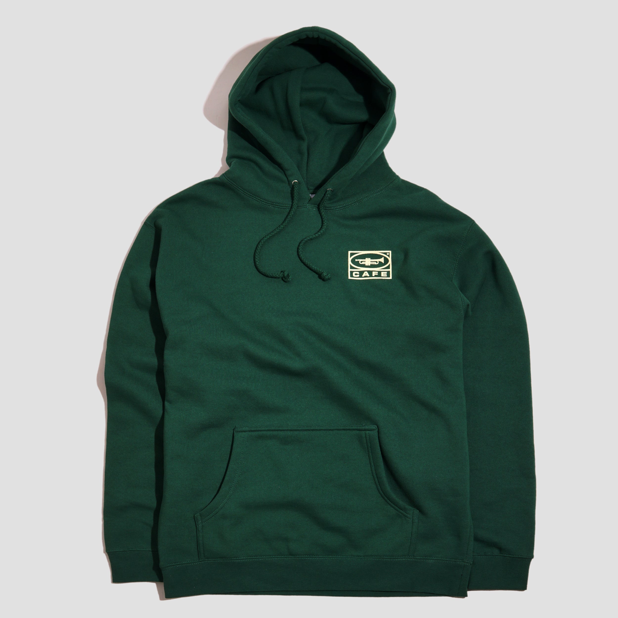 Skateboard Cafe 45 Hood Forest Green / Cream
