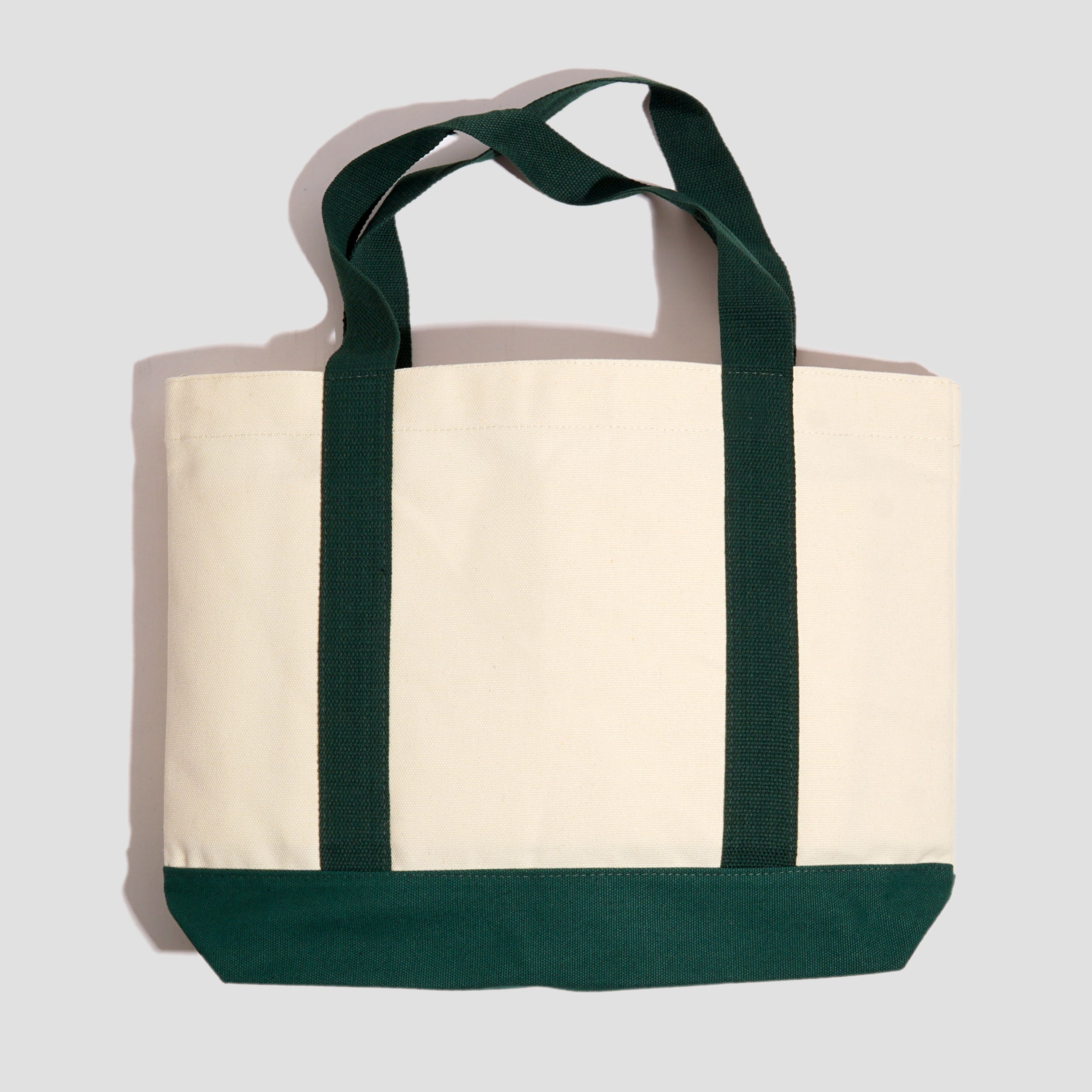 Skateboard Cafe 45 Tote Bag Cream / Forest Green