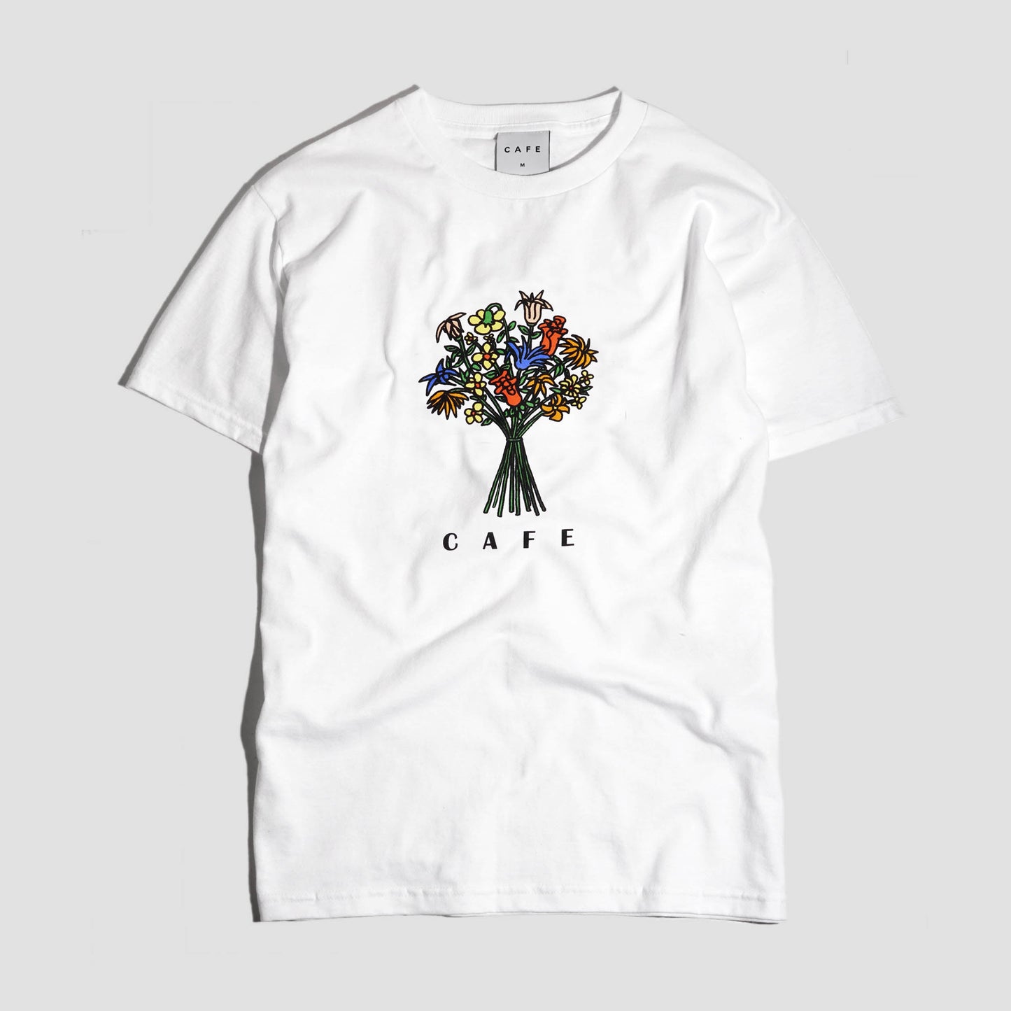 Skateboard Cafe Bouquet T-Shirt White