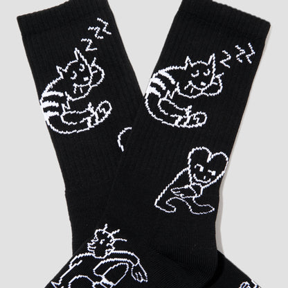 Skateboard Cafe Buddy Socks Black