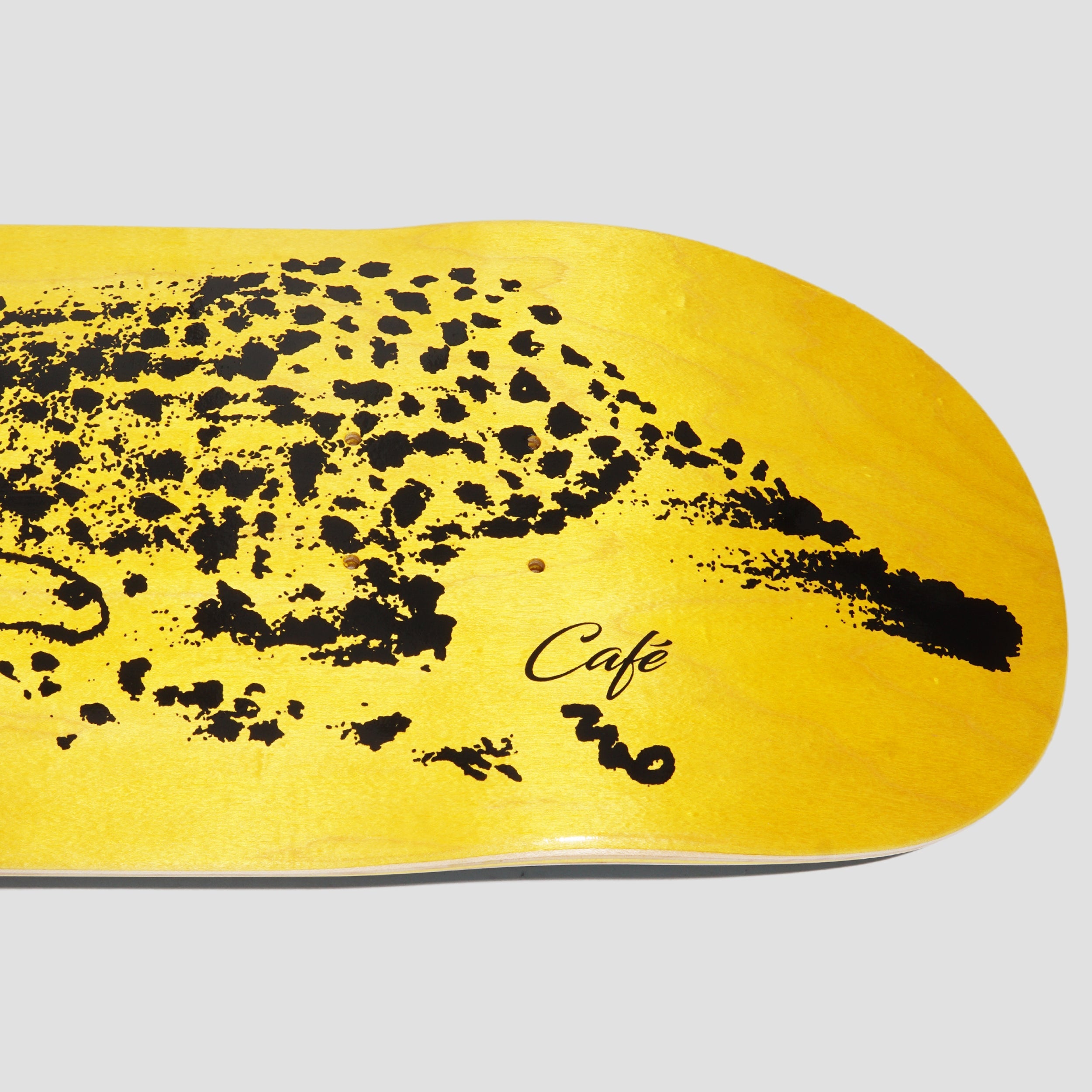 Skateboard Cafe 8.5 Catch Me If You Can Deck C2 Shape Yellow