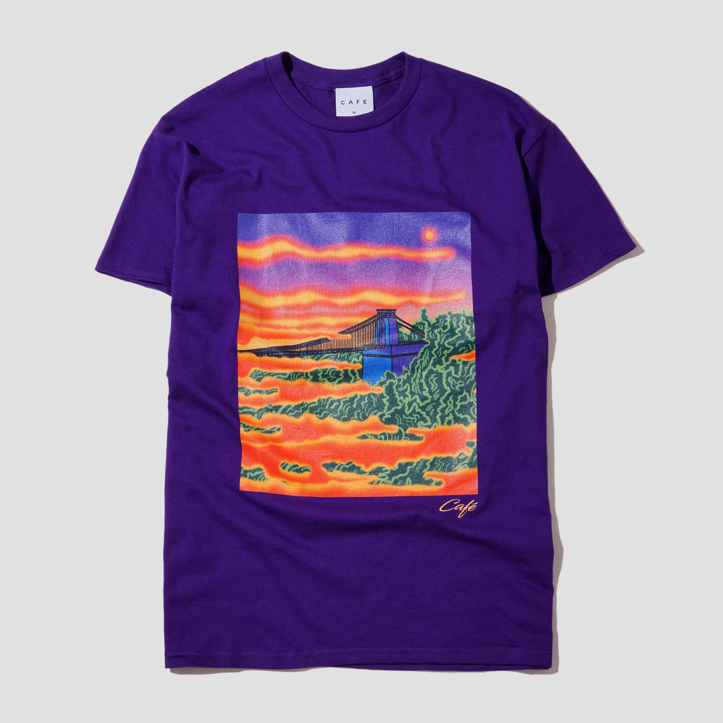 Skateboard Cafe Clifton T-Shirt Purple