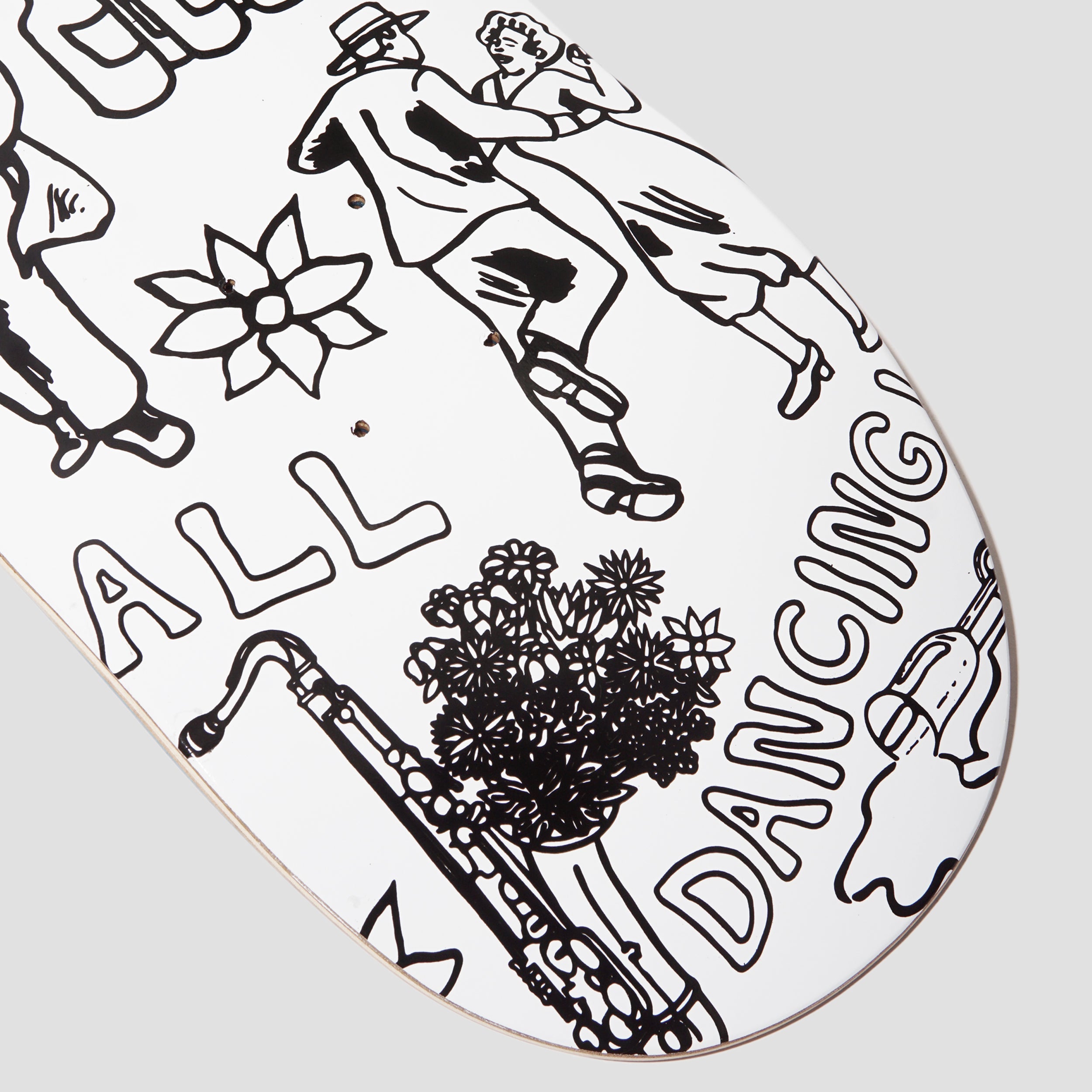 Skateboard Cafe 8.125 Gaurab Sketches Deck C2 Shape White