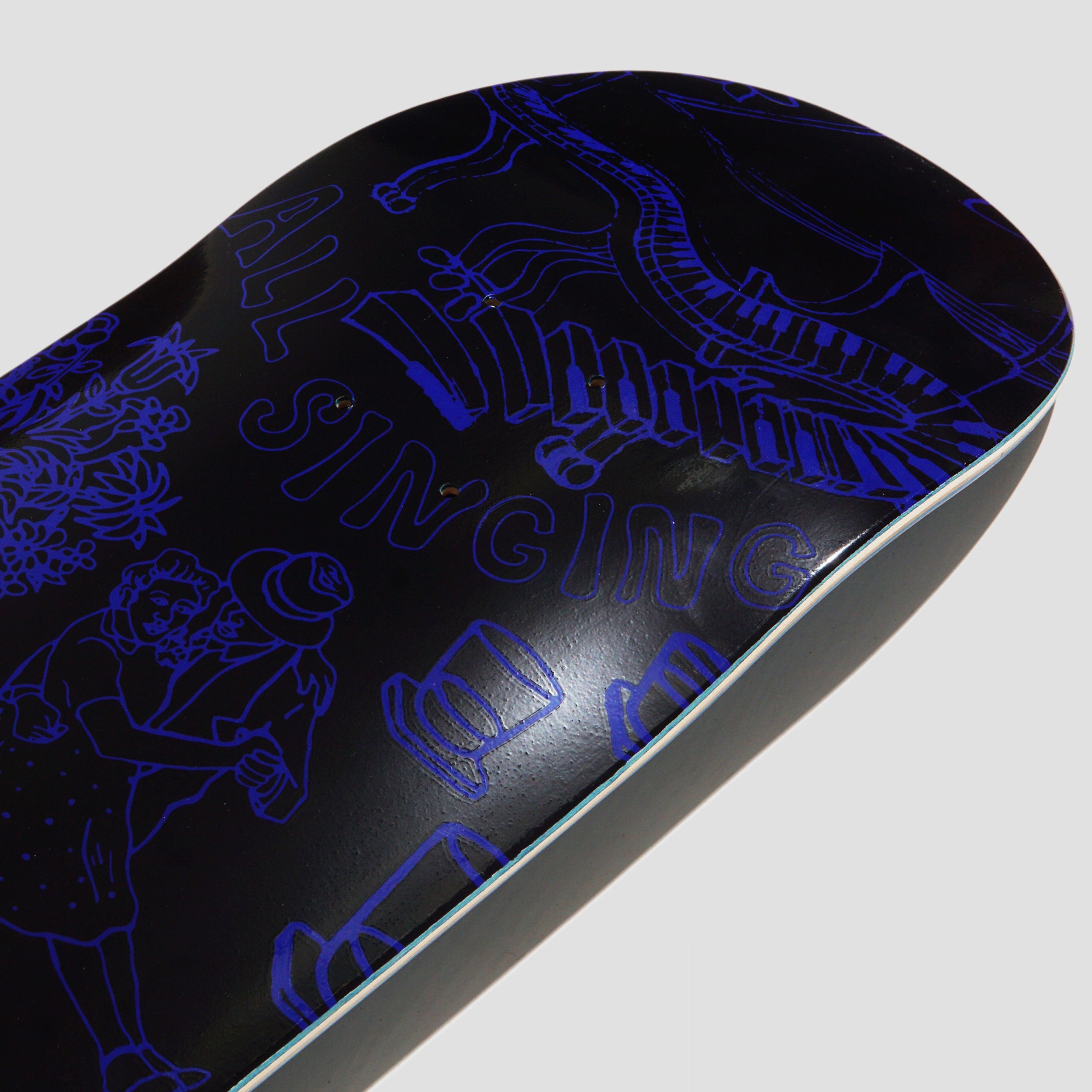 Skateboard Cafe 8.25 Gaurab Sketches Deck C2 Shape Black