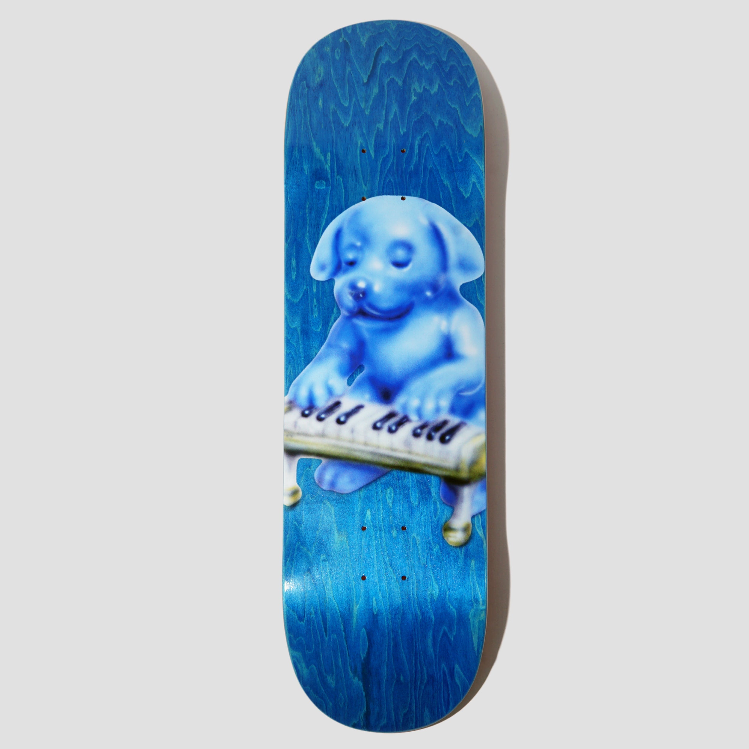 Skateboard Cafe 8.5 Keyboard C2 Shape Skateboard Deck Blue