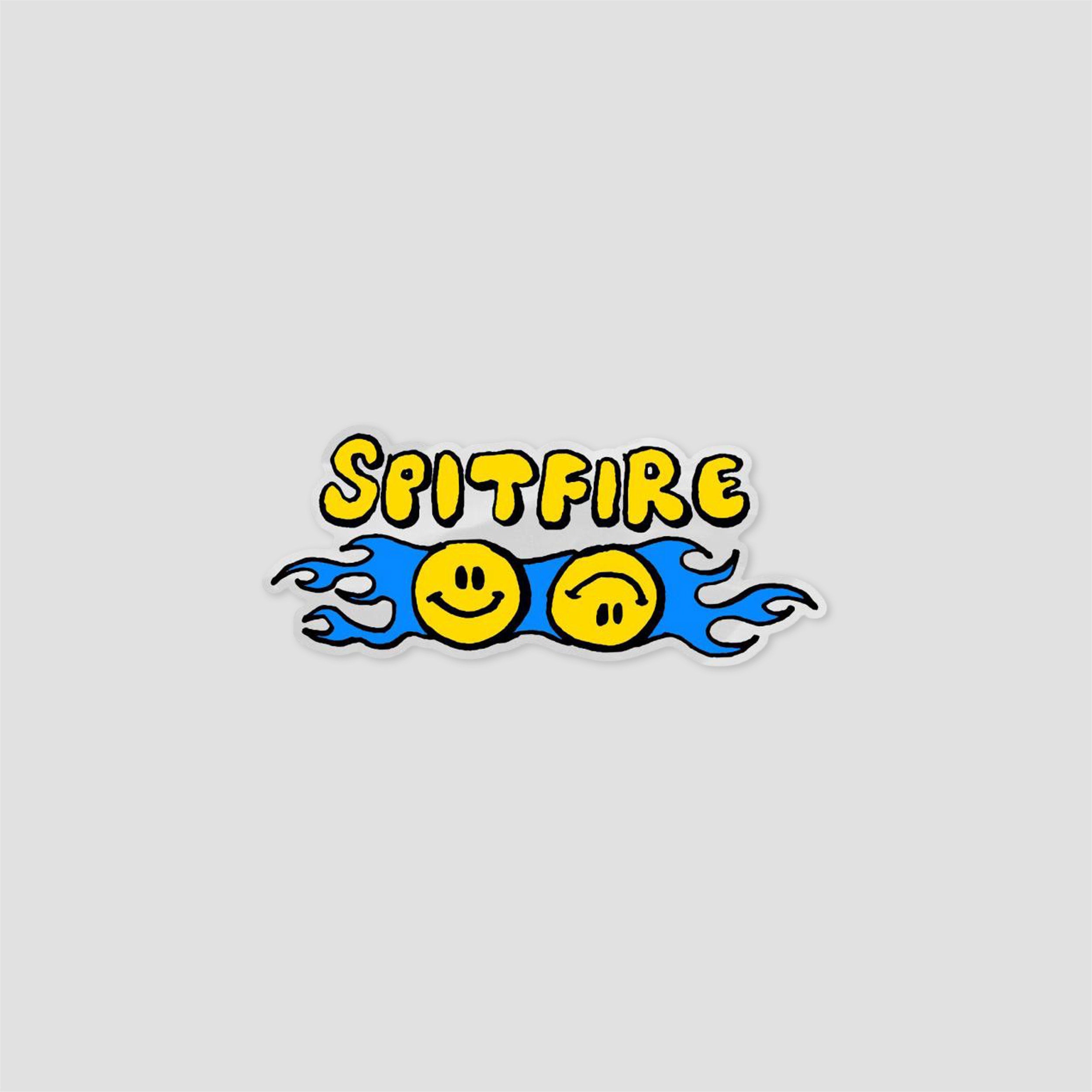 Spitfire Eternal Happy Sticker Yellow / Blue