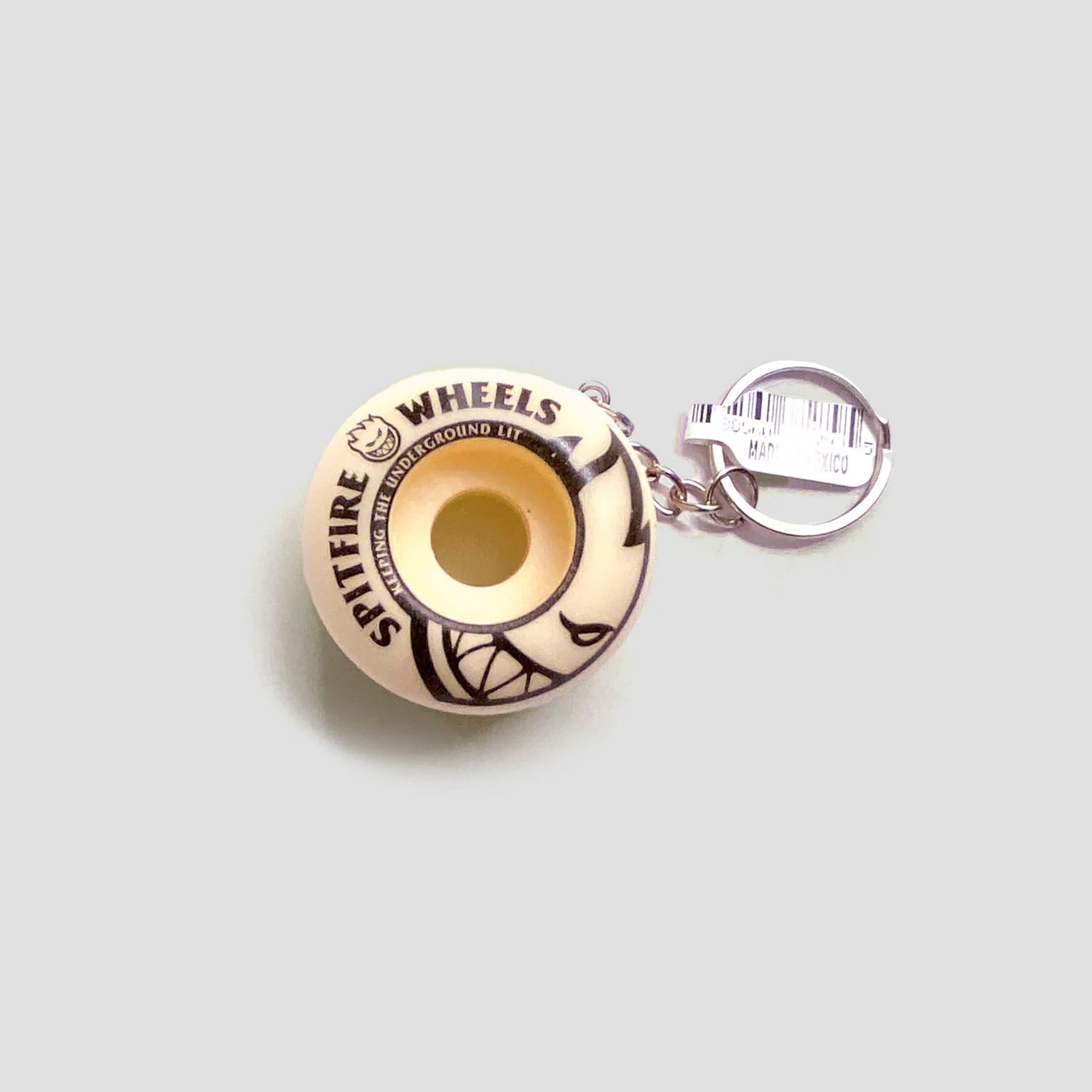 Spitfire Key Chain Wheels Natural Assorted Graphics