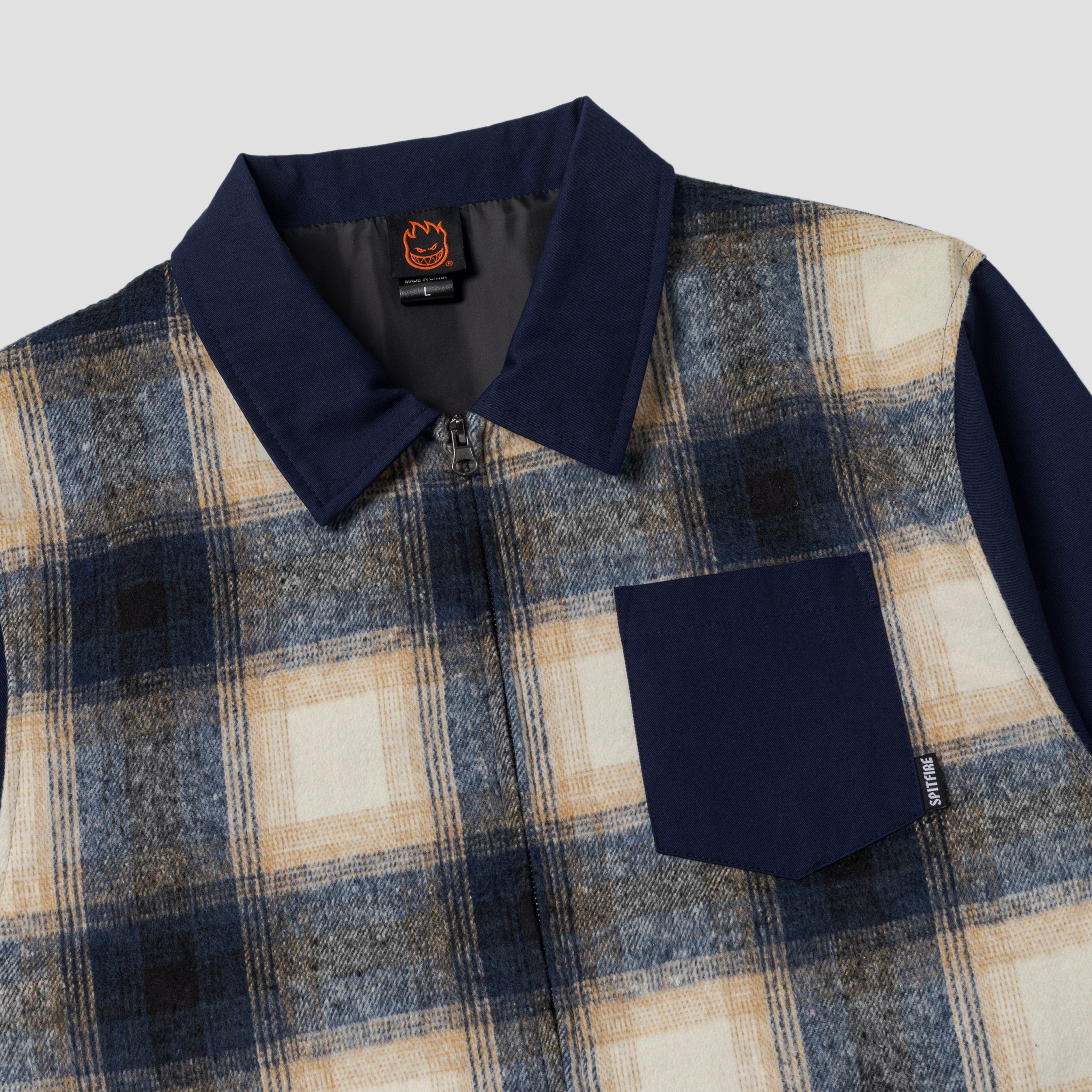 Spitfire Richmond Jacket Plaid Blue