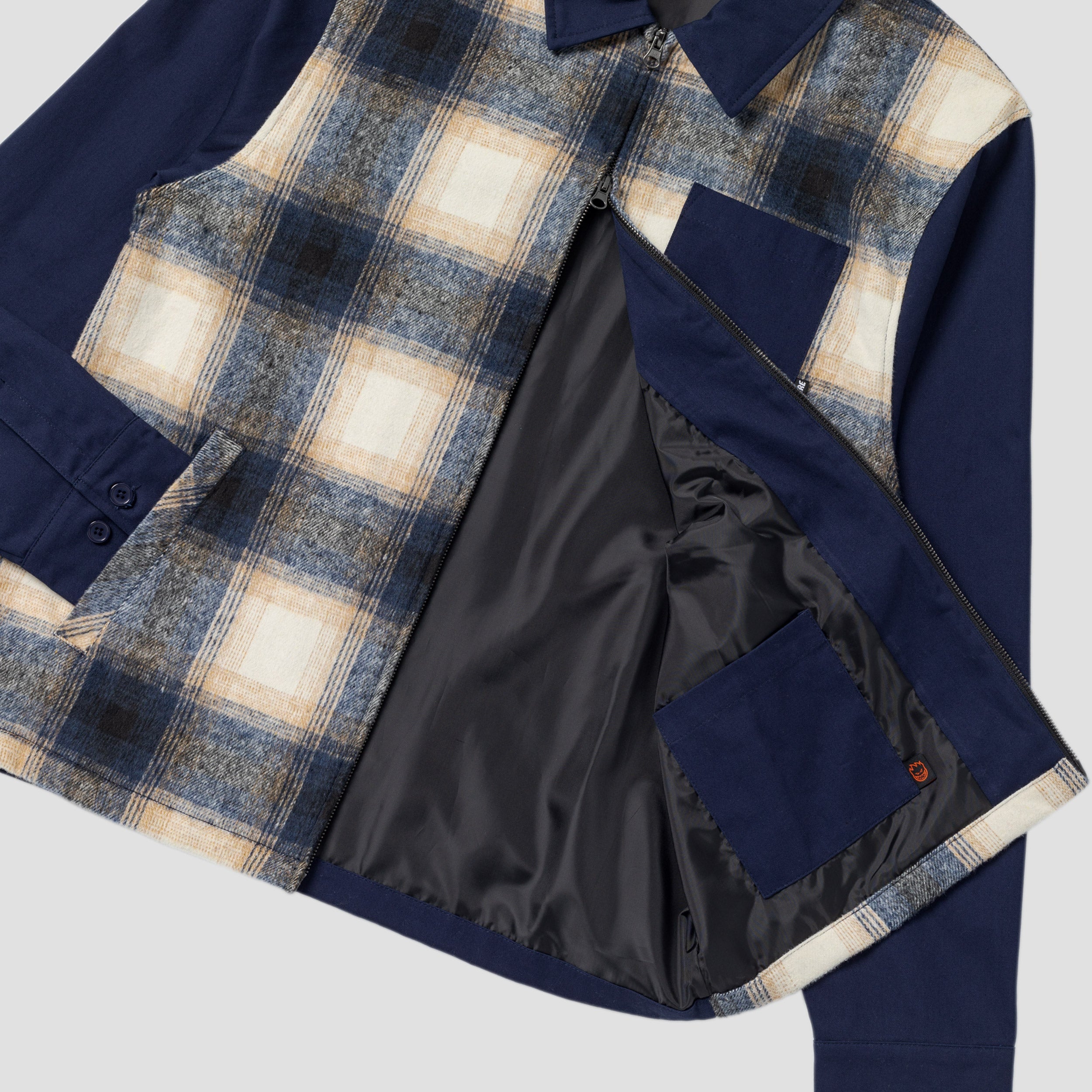 Spitfire Richmond Jacket Plaid Blue