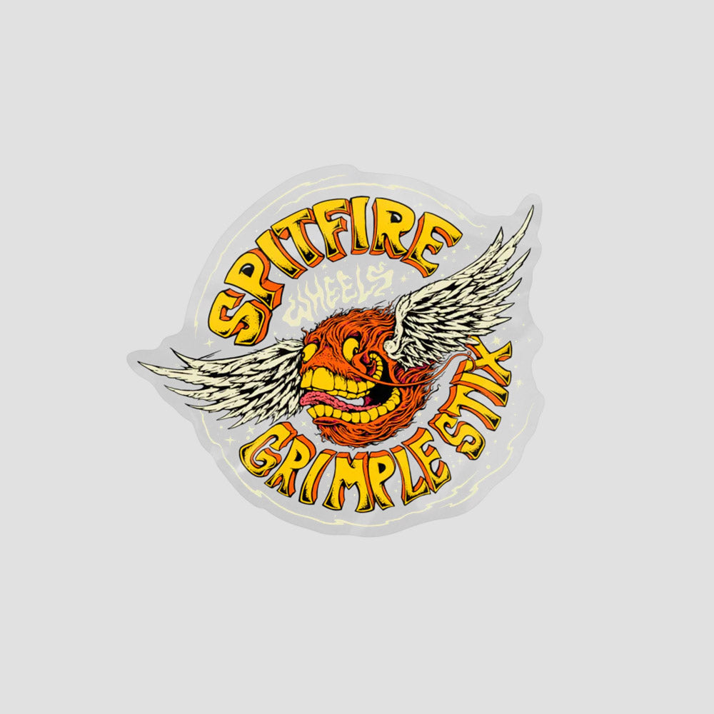 Spitfire X Grimple Flying Grimple Sticker