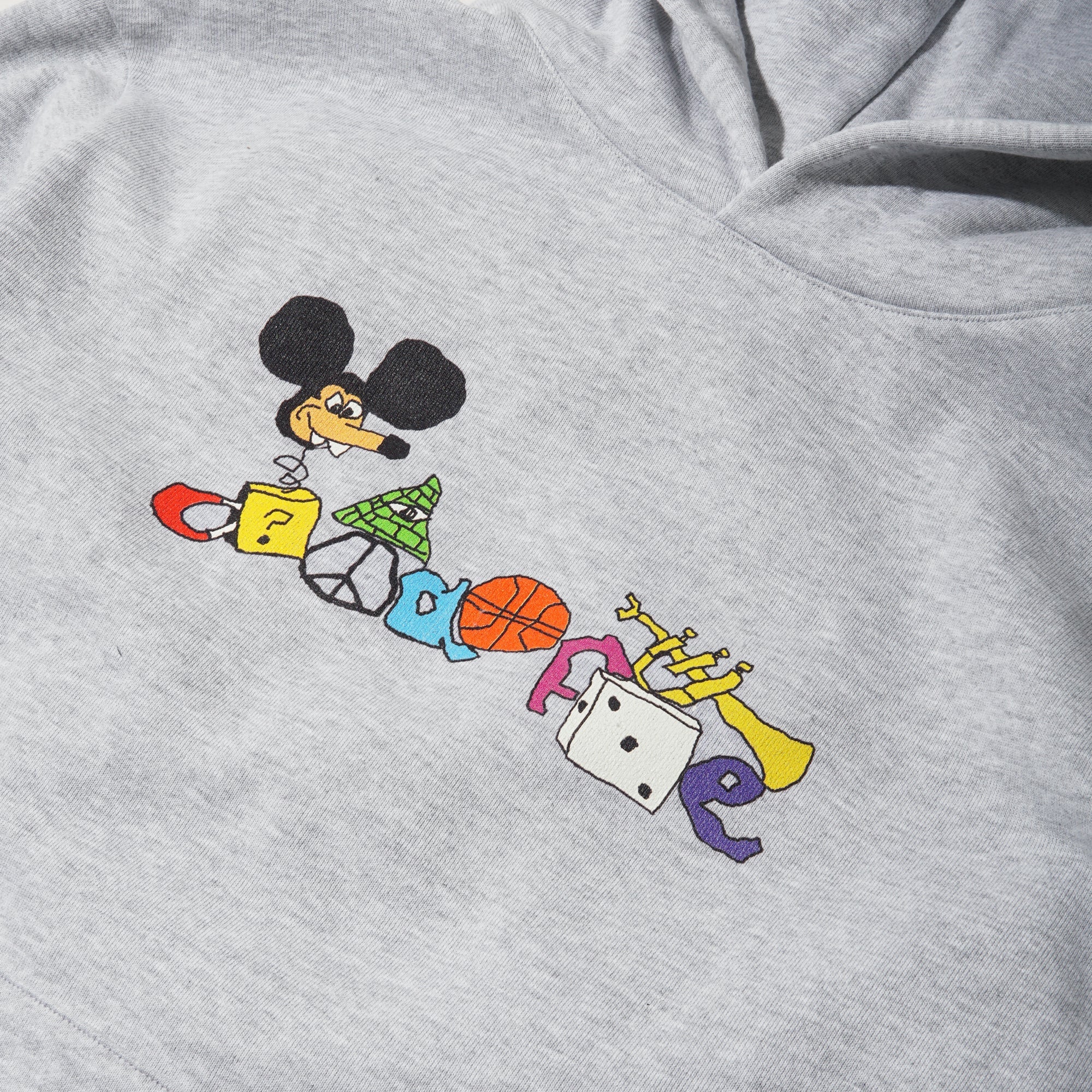 Skateboard Cafe Stack Hood Heather Grey