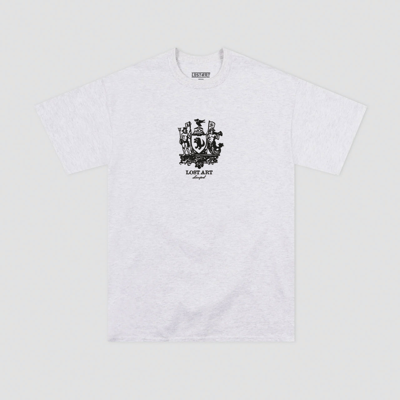 Lost Art Croc Stamp T-Shirt Ash Heather