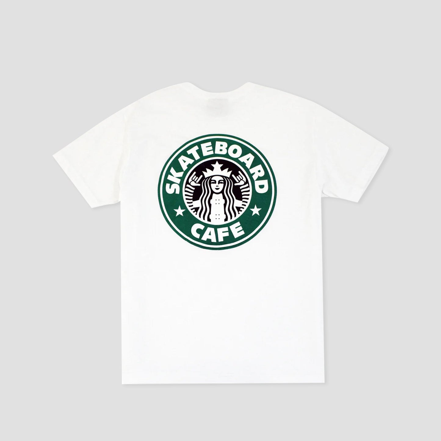 Skateboard Cafe Starf*cks T-Shirt White