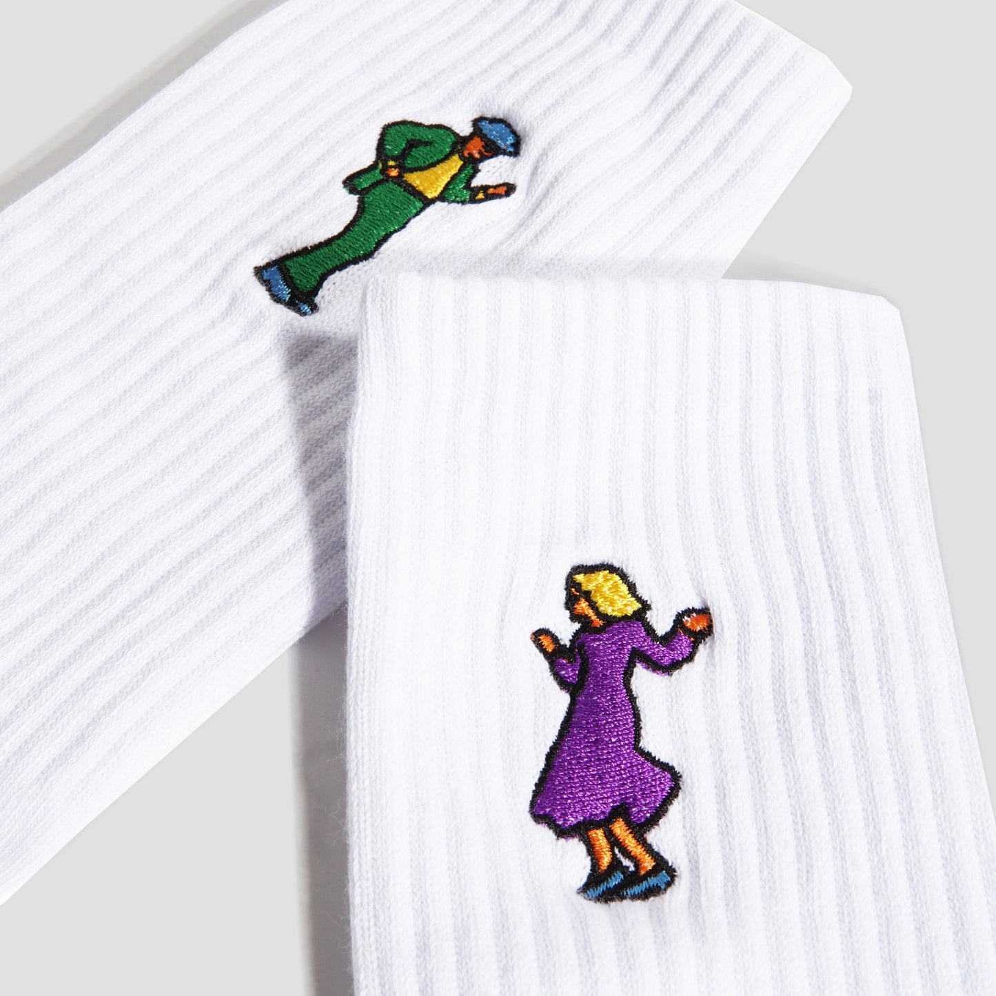 Skateboard Cafe Swing Socks White