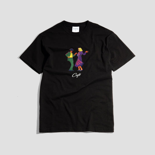 Skateboard Cafe Swing T-Shirt Black