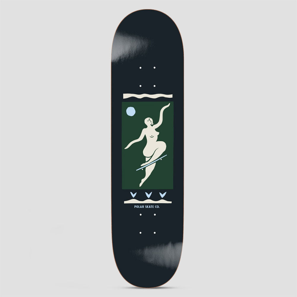 Polar 8.5 Team No Comply Skateboard Deck Charcoal
