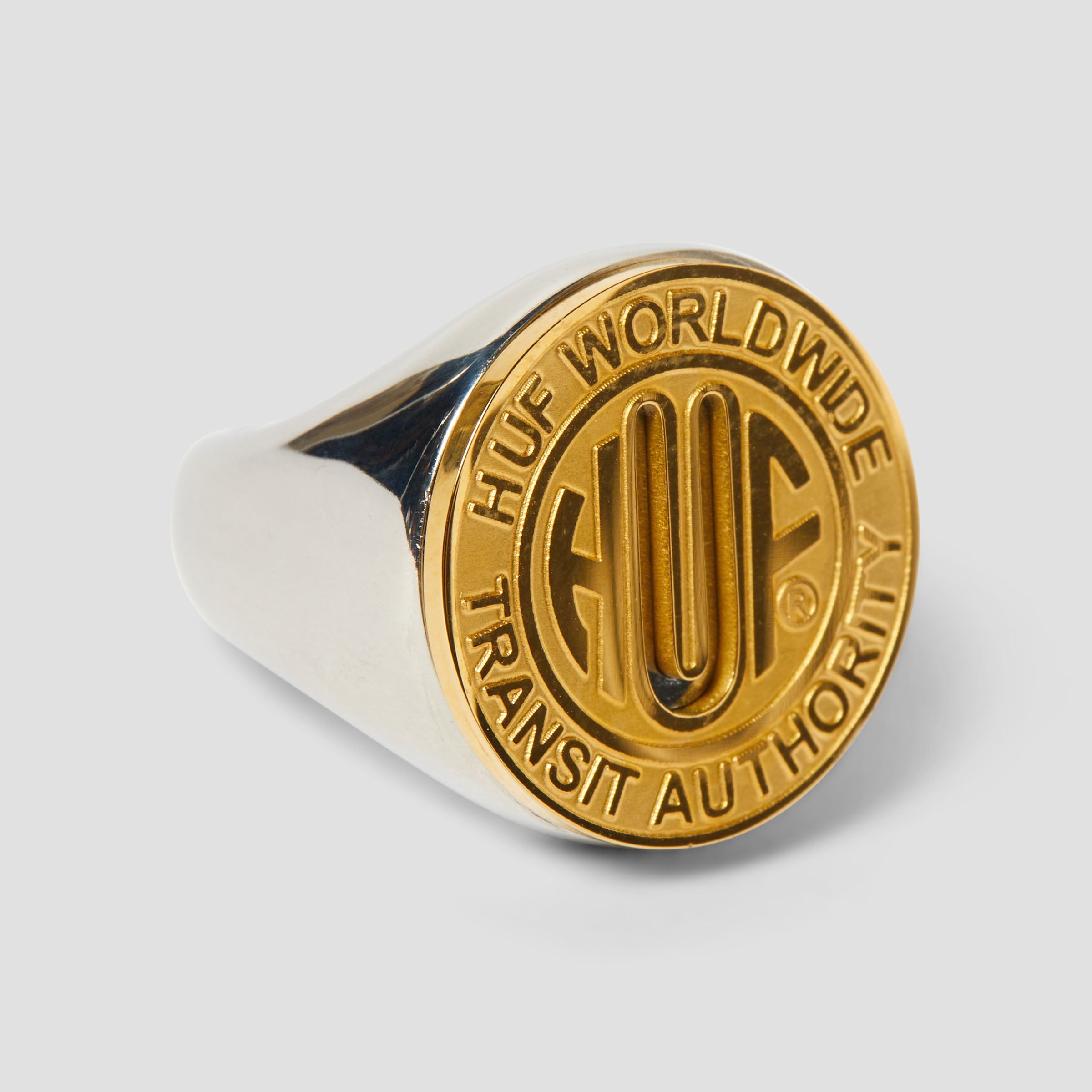 HUF Token Signet Ring Gold