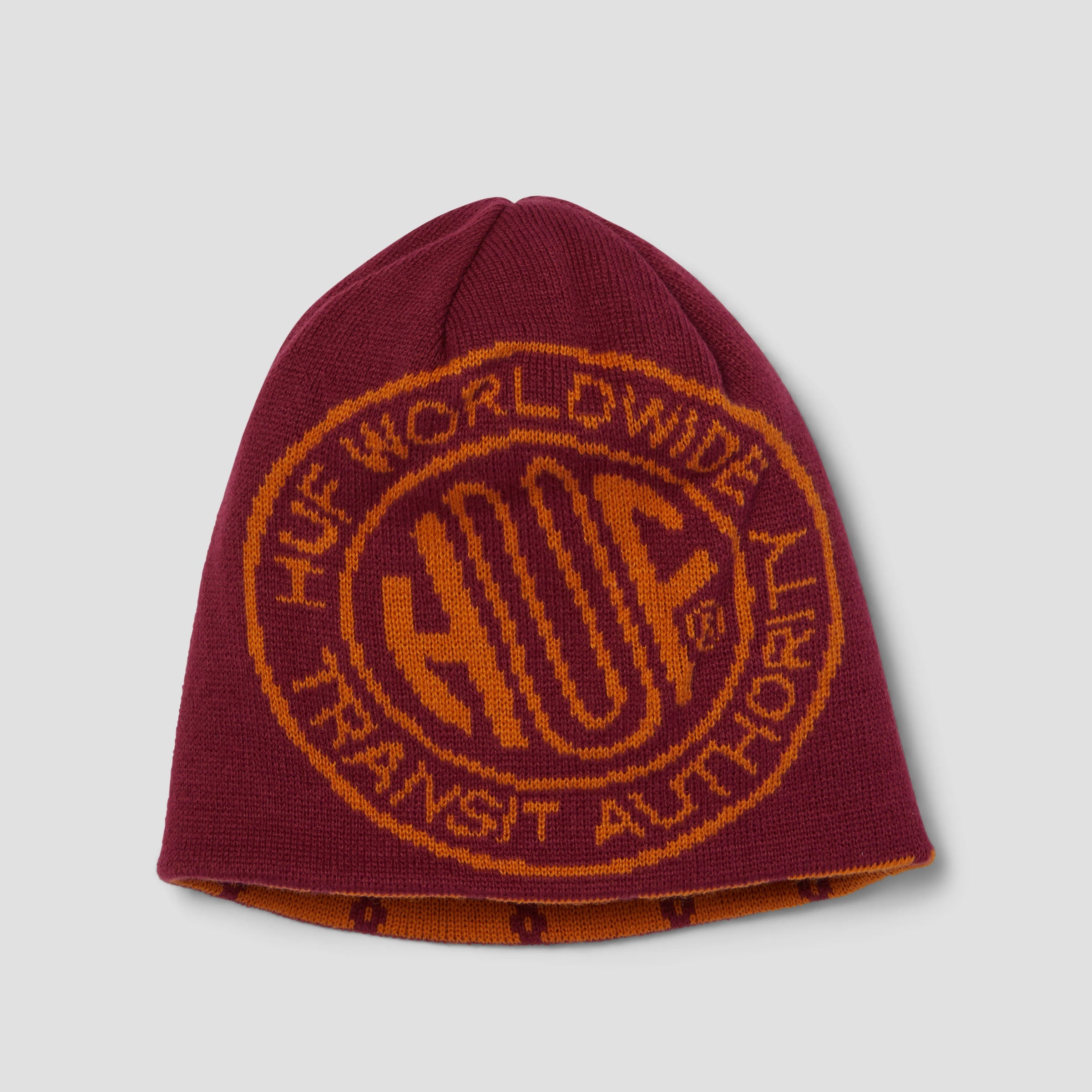HUF Token Reversible Skull Beanie Berry