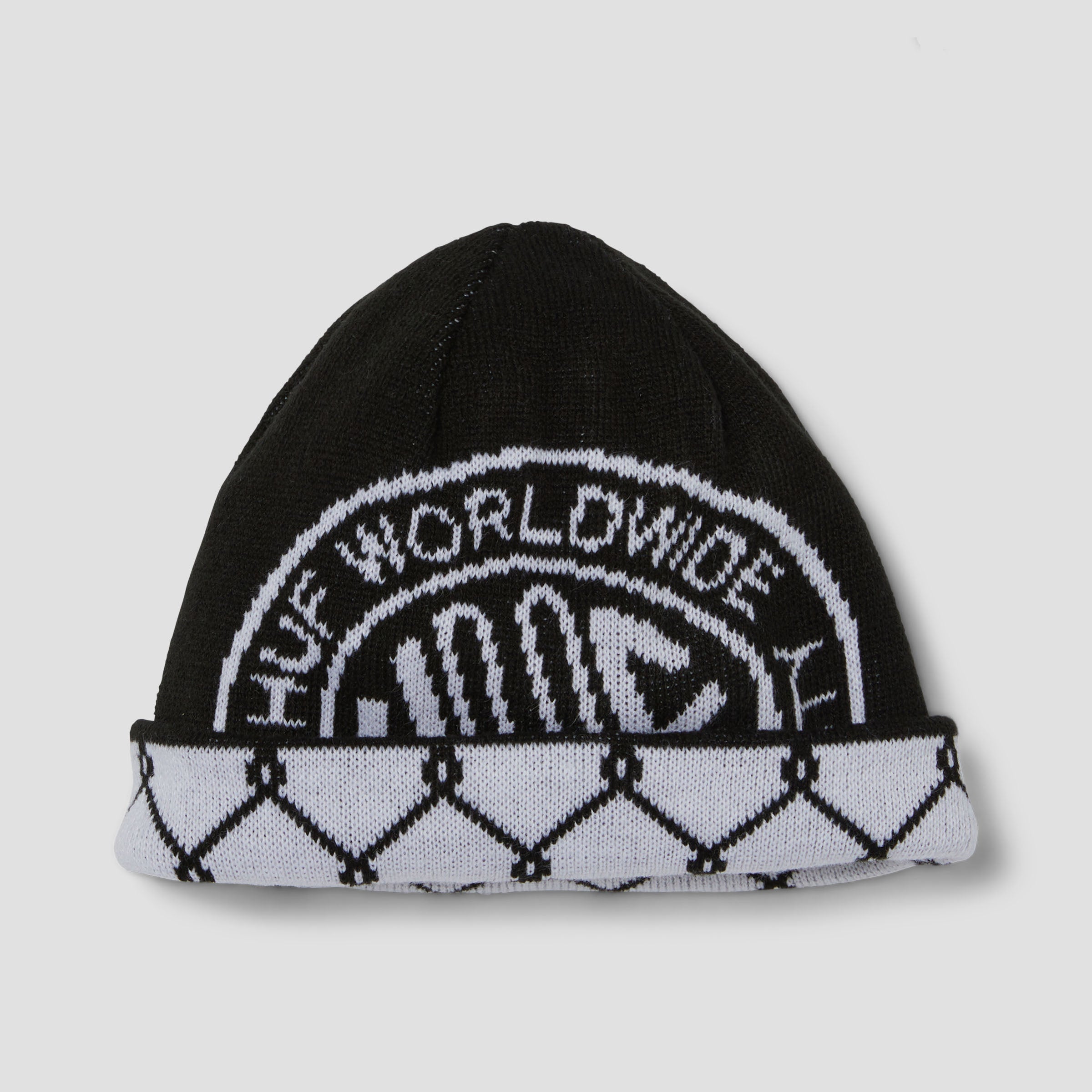 HUF Token Reversible Skull Beanie Black