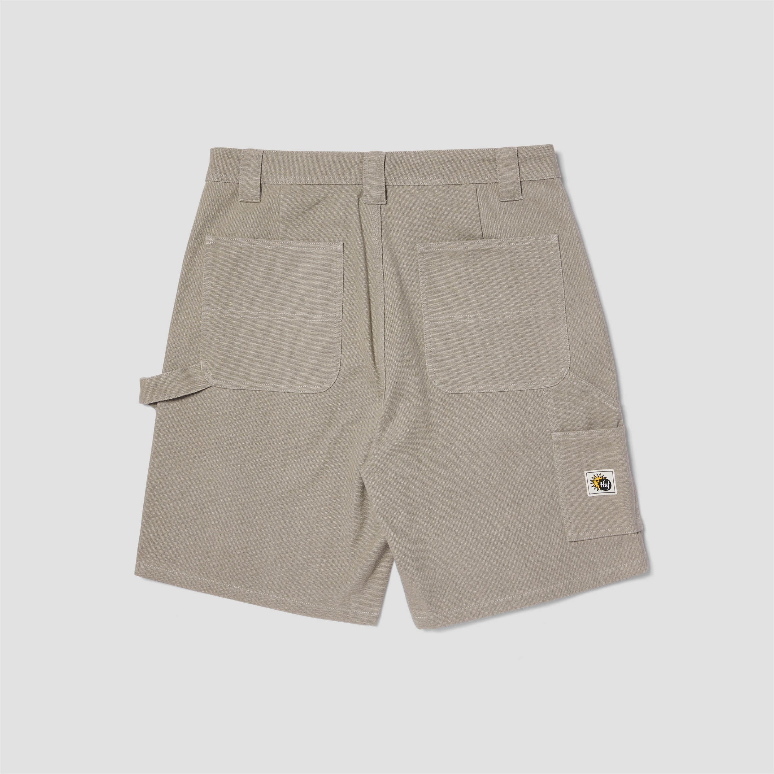 HUF Total Eclipse Twill Work Short Clay
