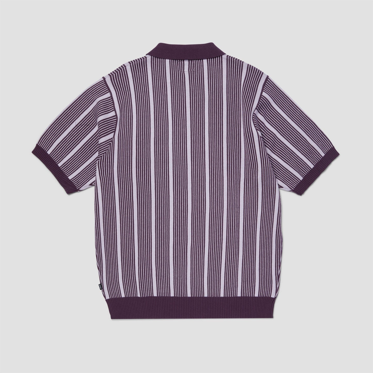 HUF Trace Stripe Shortsleeve Knit Top Dust Purple