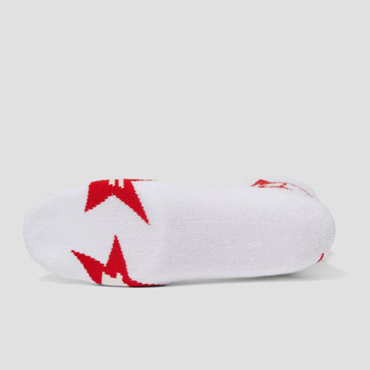 HUF Tri-Star Crew Sock White