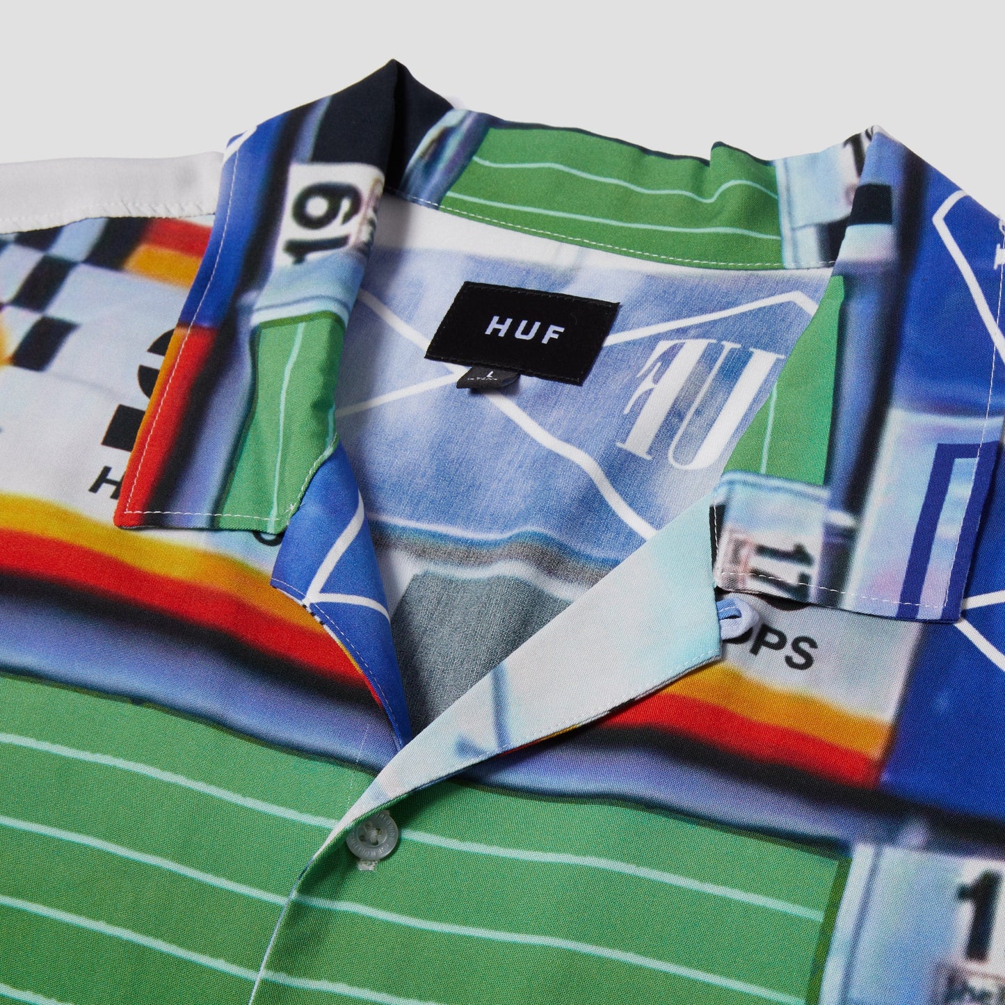 Huf Trophy Shortsleeve Resort Shirt Multi