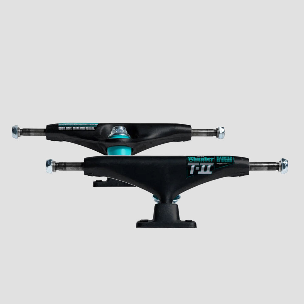 Thunder 148 8.25 T-II Skateboard Trucks Matte Black