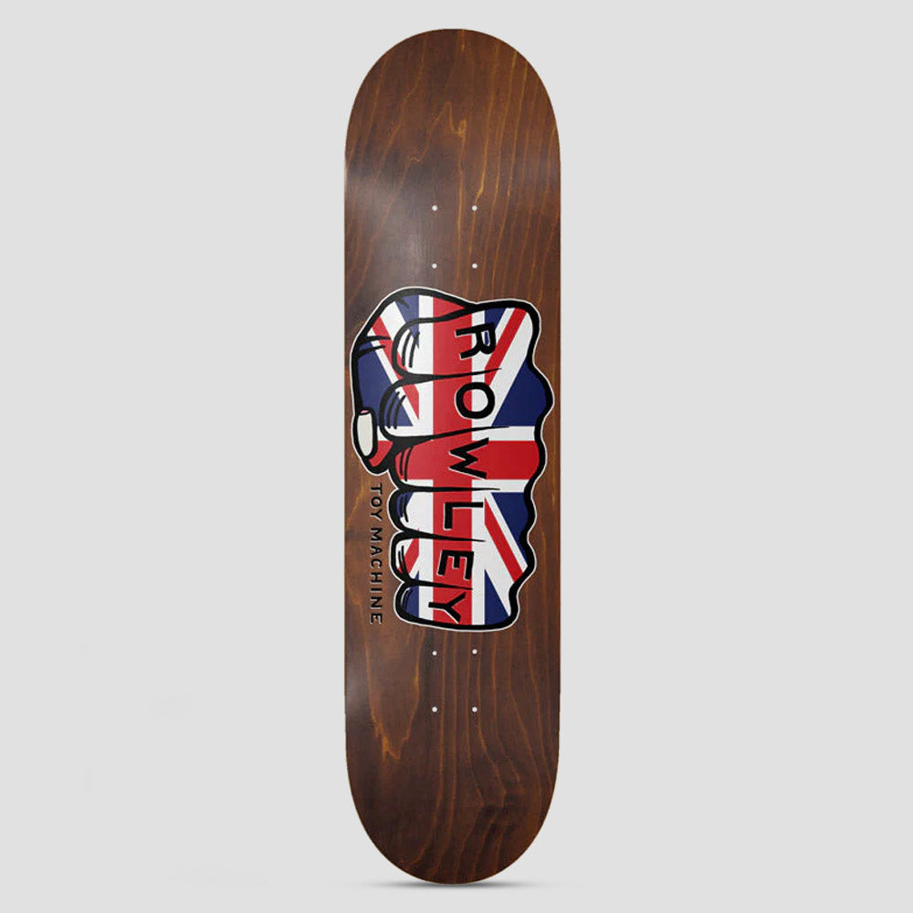 Toy Machine 8.25 Geoff Rowley Union Jack Fist Skateboard Deck