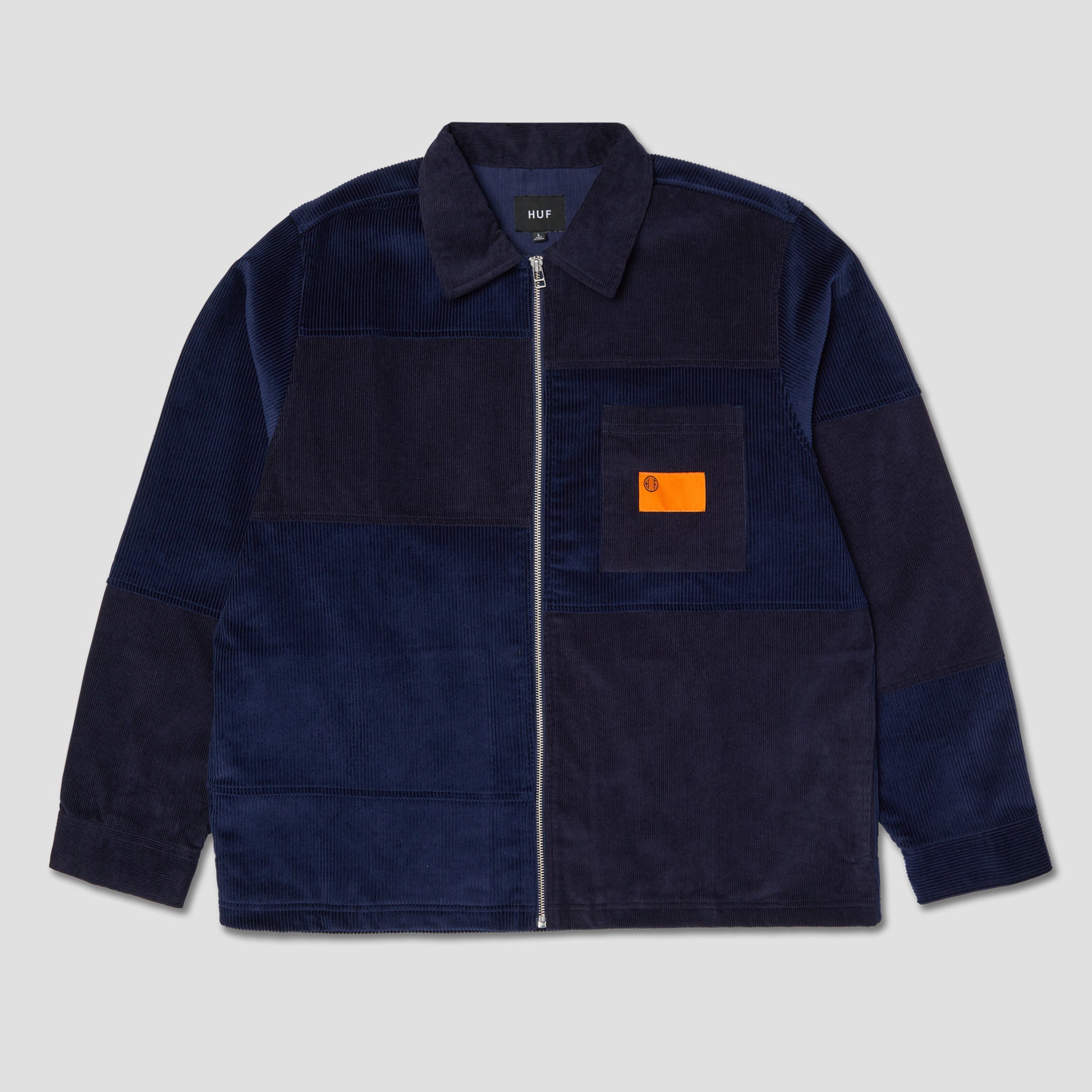 HUF Union Corduroy Shacket Navy