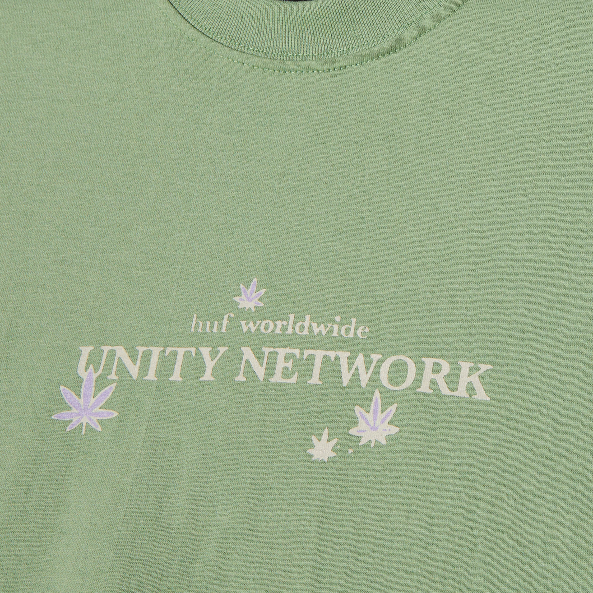 HUF Unity Network Shortsleeve T-Shirt Basil