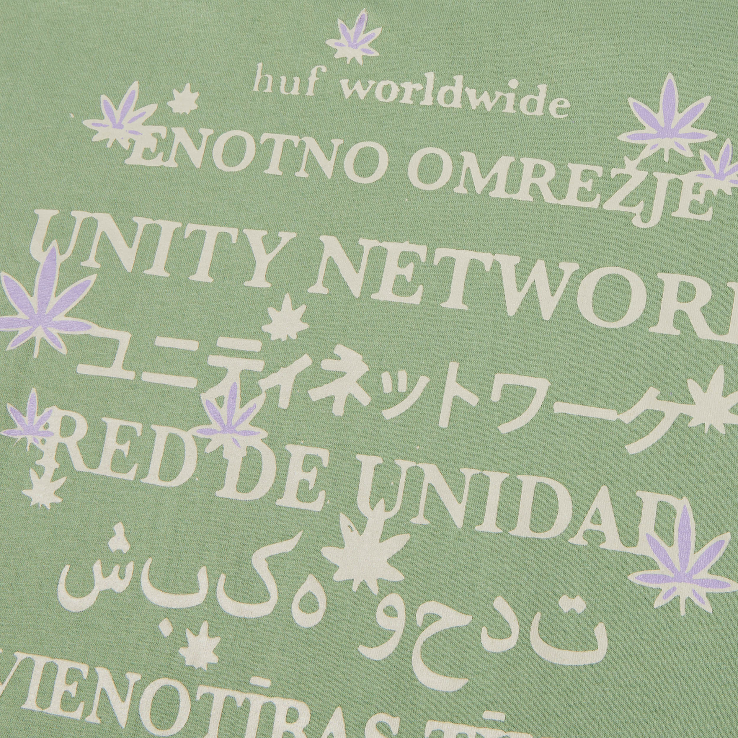 HUF Unity Network Shortsleeve T-Shirt Basil