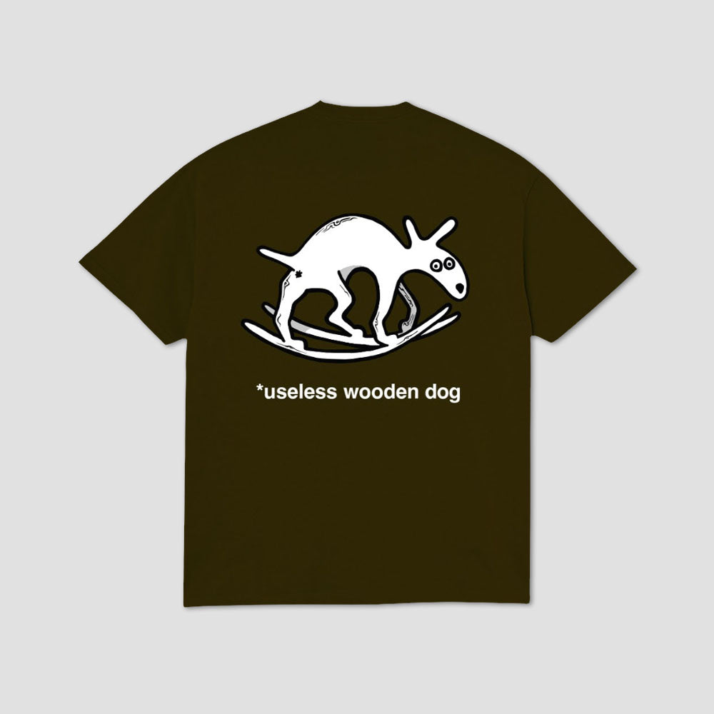 Polar Useless Wooden Dog T-Shirt Chocolate